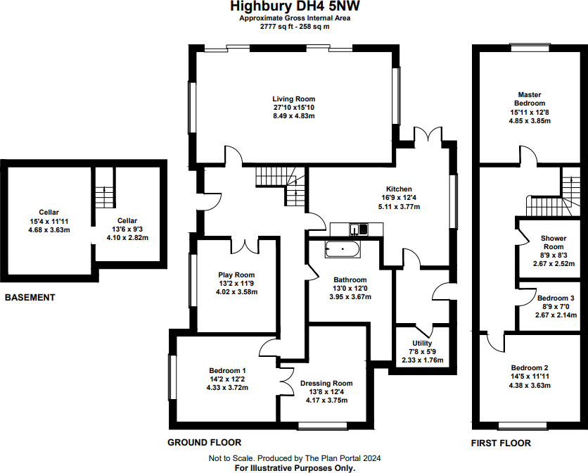 Highbury, North View Terrace, Houghton-Le-Spring, DH4 floorplan