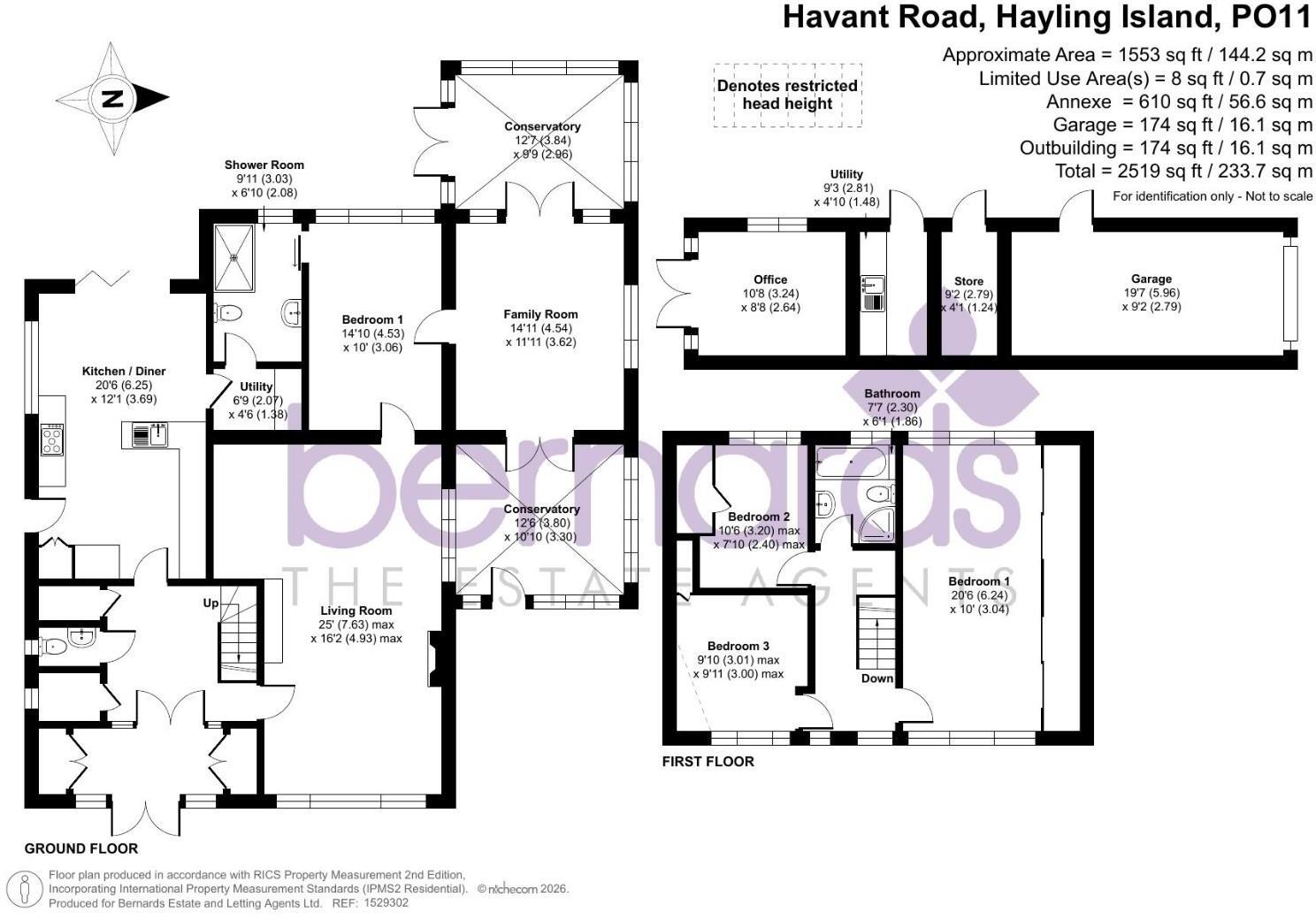 Havant Road, Hayling Island floorplan