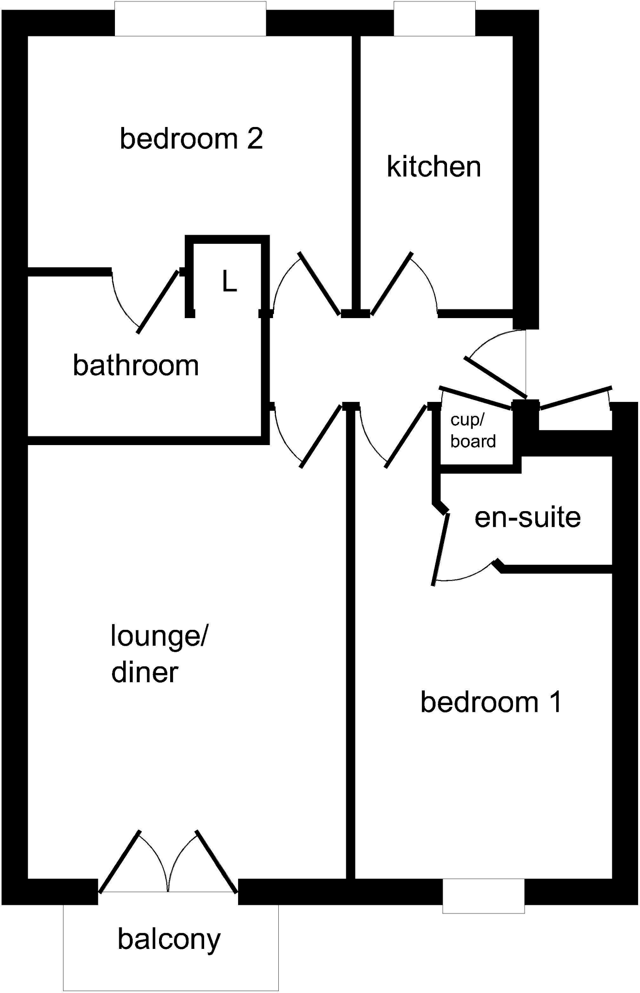 Sovereign Court, Brighton Marina Village floorplan