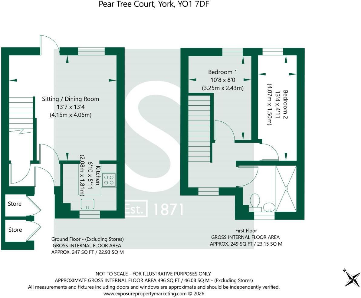 Pear Tree Court, York floorplan