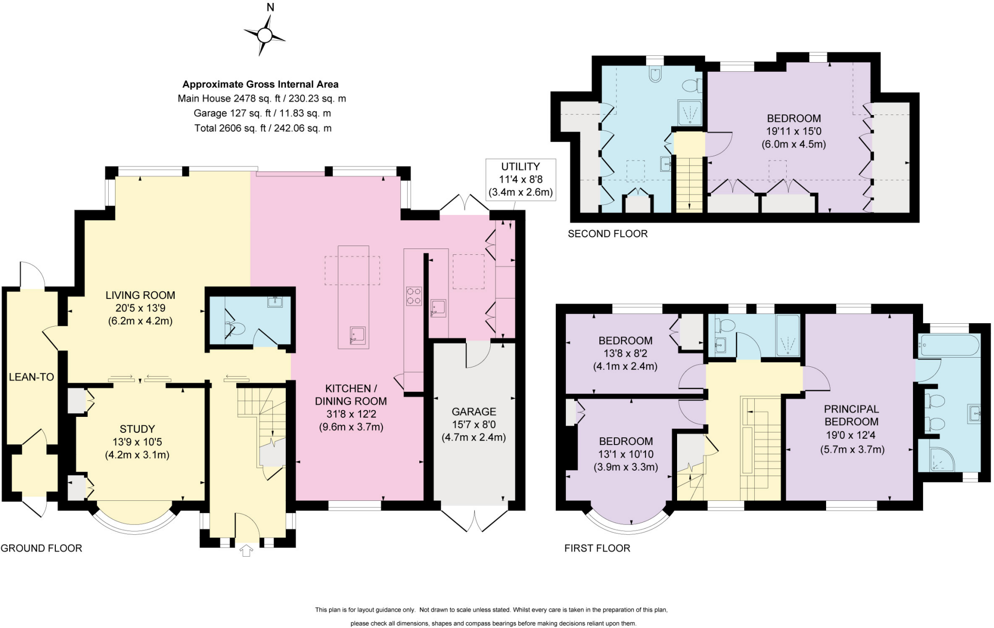 Oaklands Avenue, Esher, Surrey, KT10 floorplan