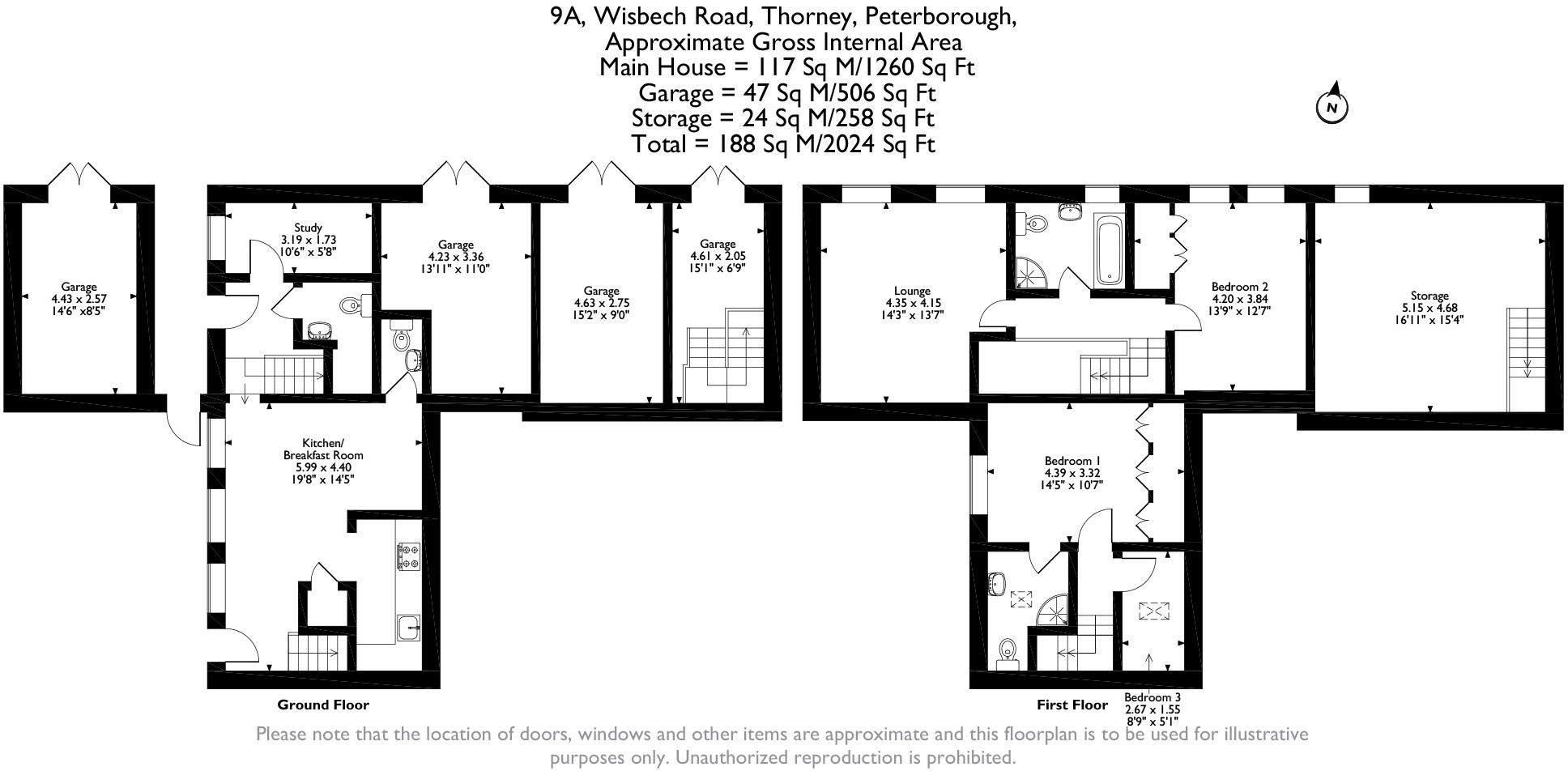 Wisbech Road, Thorney, Peterborough floorplan