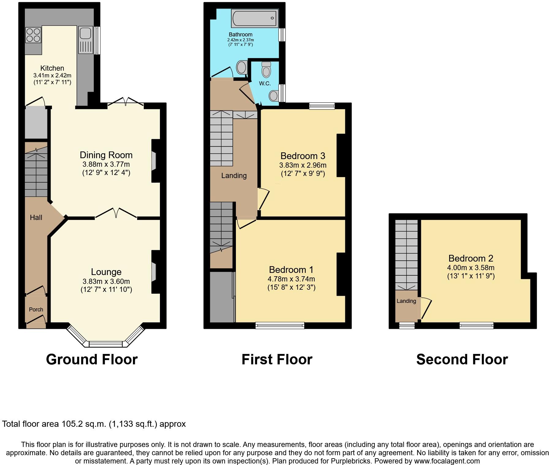 Manor Avenue, Newcastle upon Tyne, NE15 floorplan