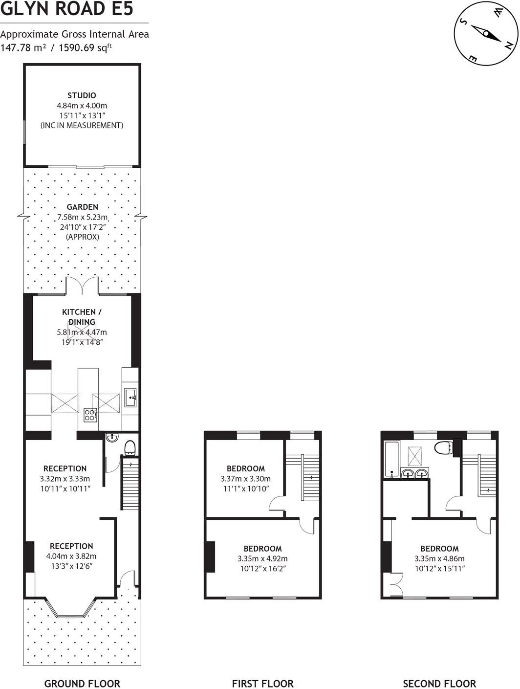 Glyn Road, Homerton, London, E5 floorplan