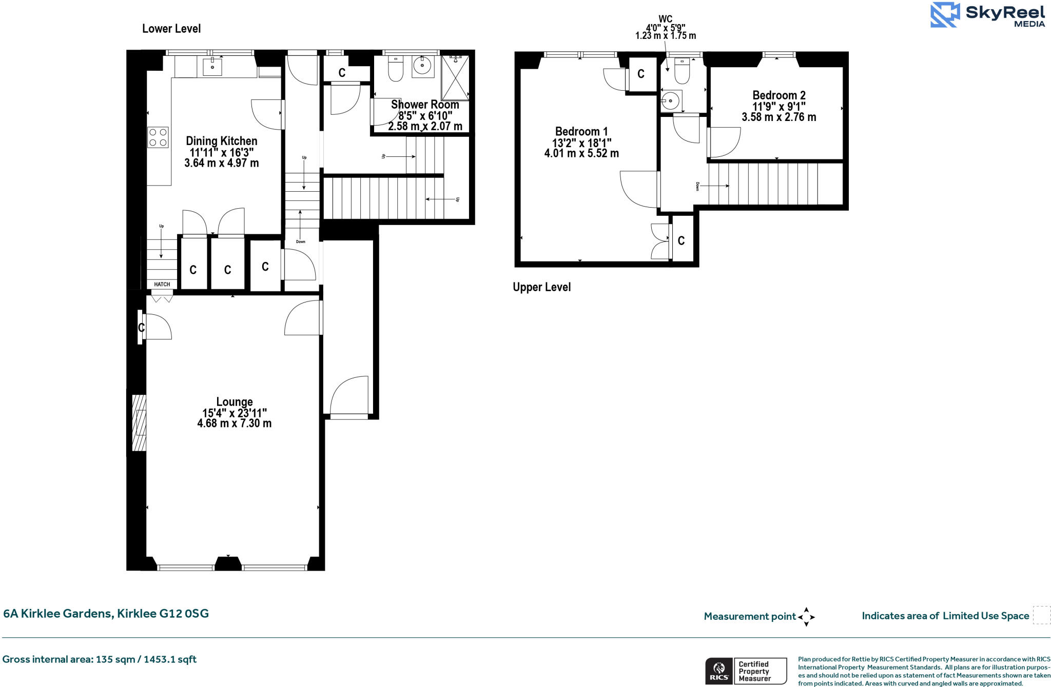 Kirklee Gardens, Kirklee, Glasgow floorplan