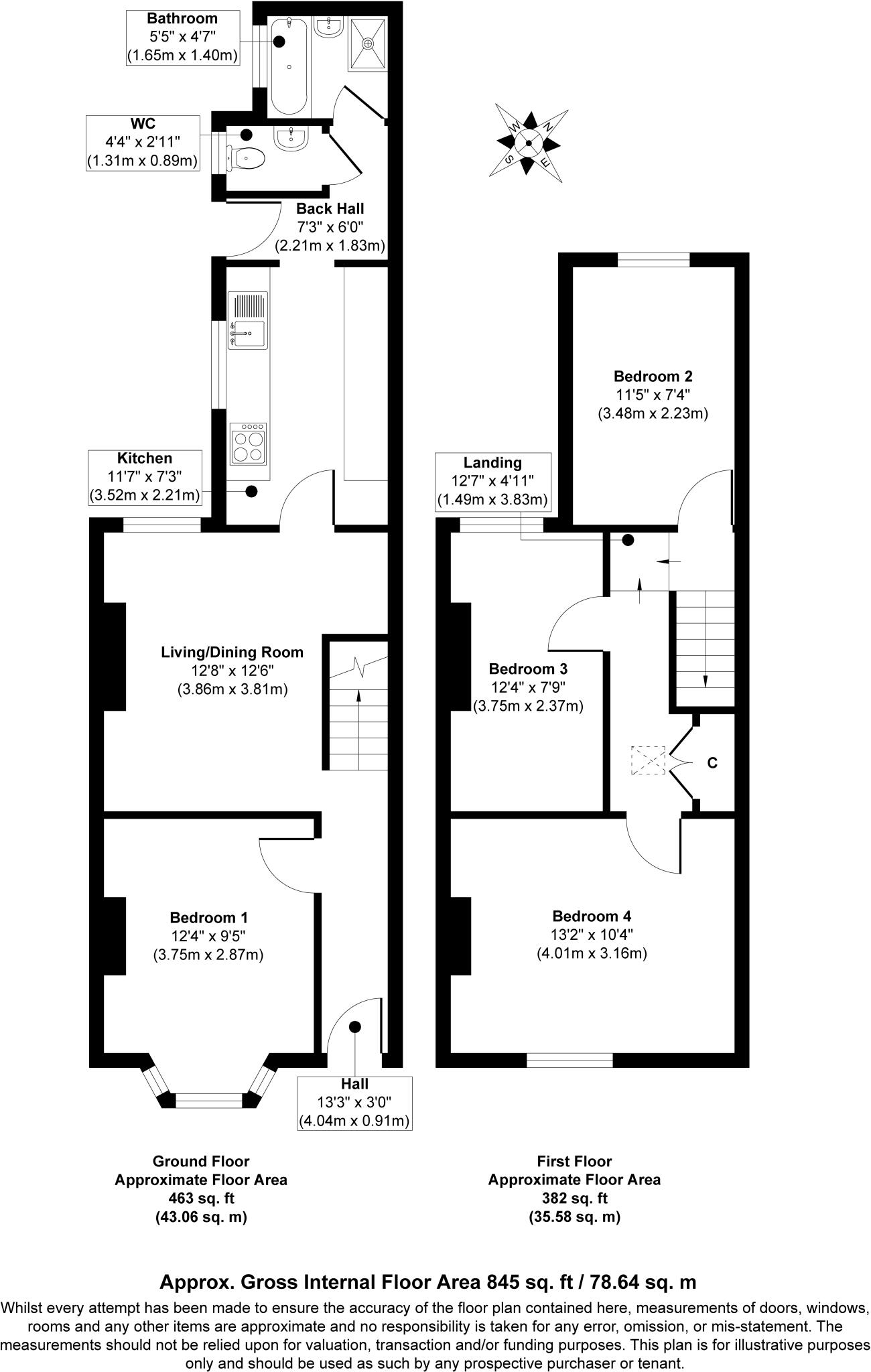 Costa Street, Middlesbrough floorplan