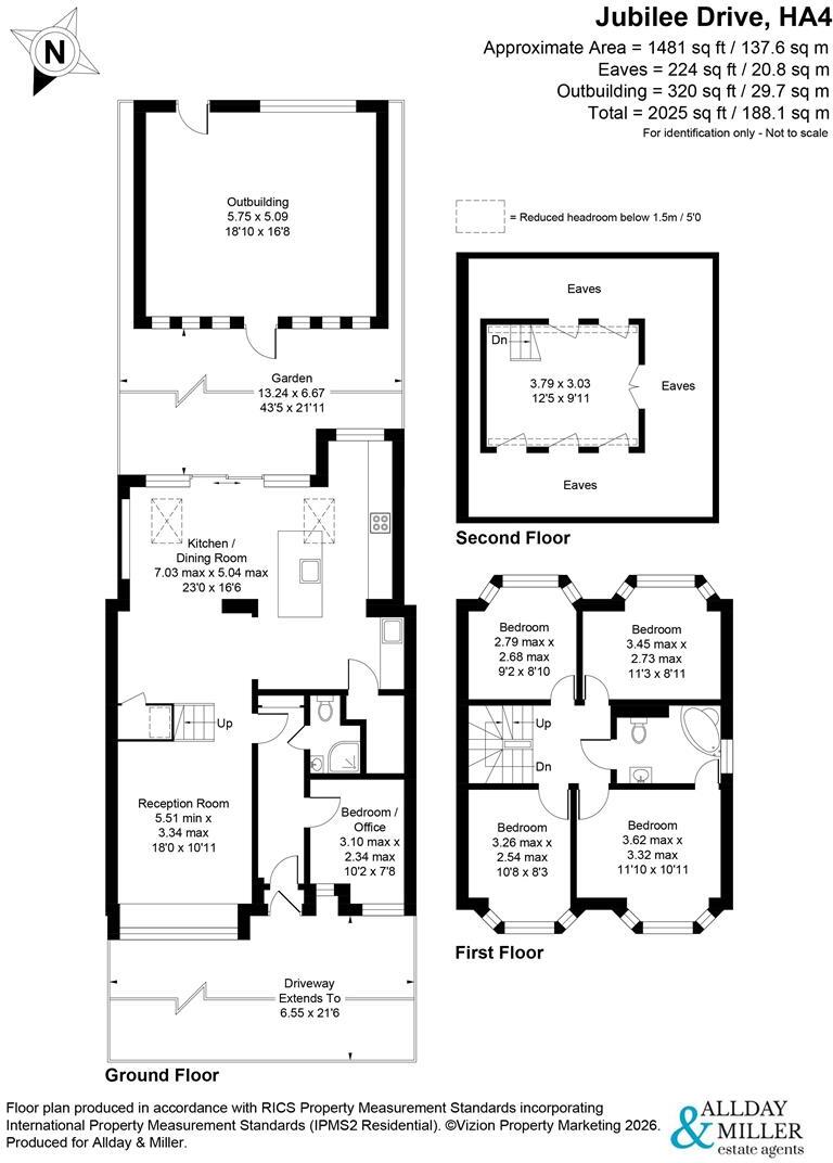 Jubilee Drive, Ruislip floorplan