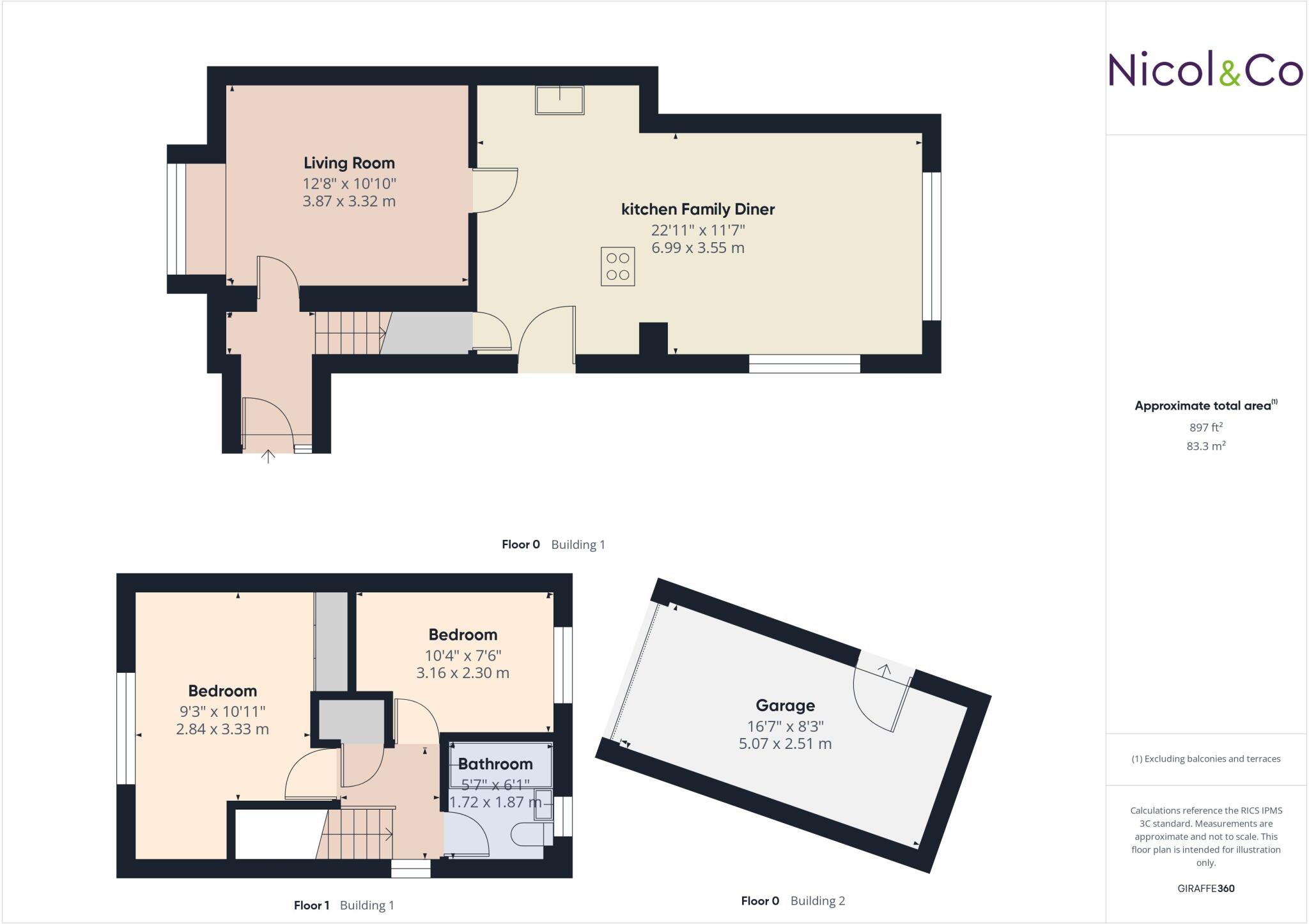 Rosemoor Gardens, Worcester, Worcestershire, WR5 floorplan
