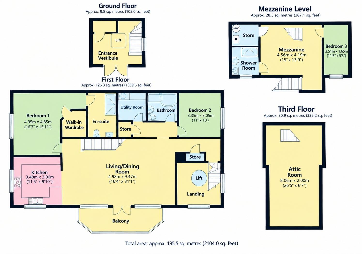 5, Alcedonia, Penarth floorplan