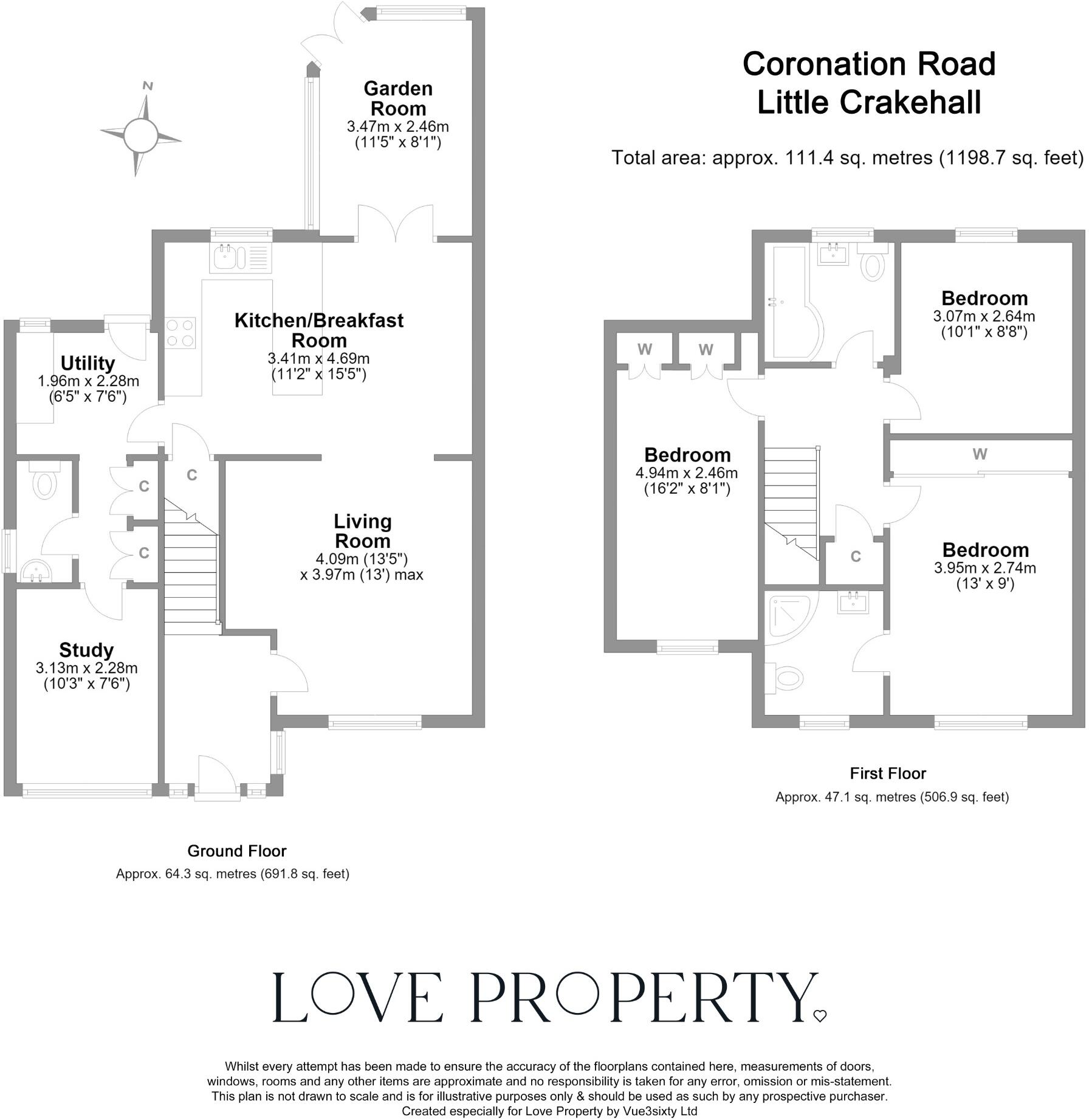 Coronation Road, Little Crakehall floorplan