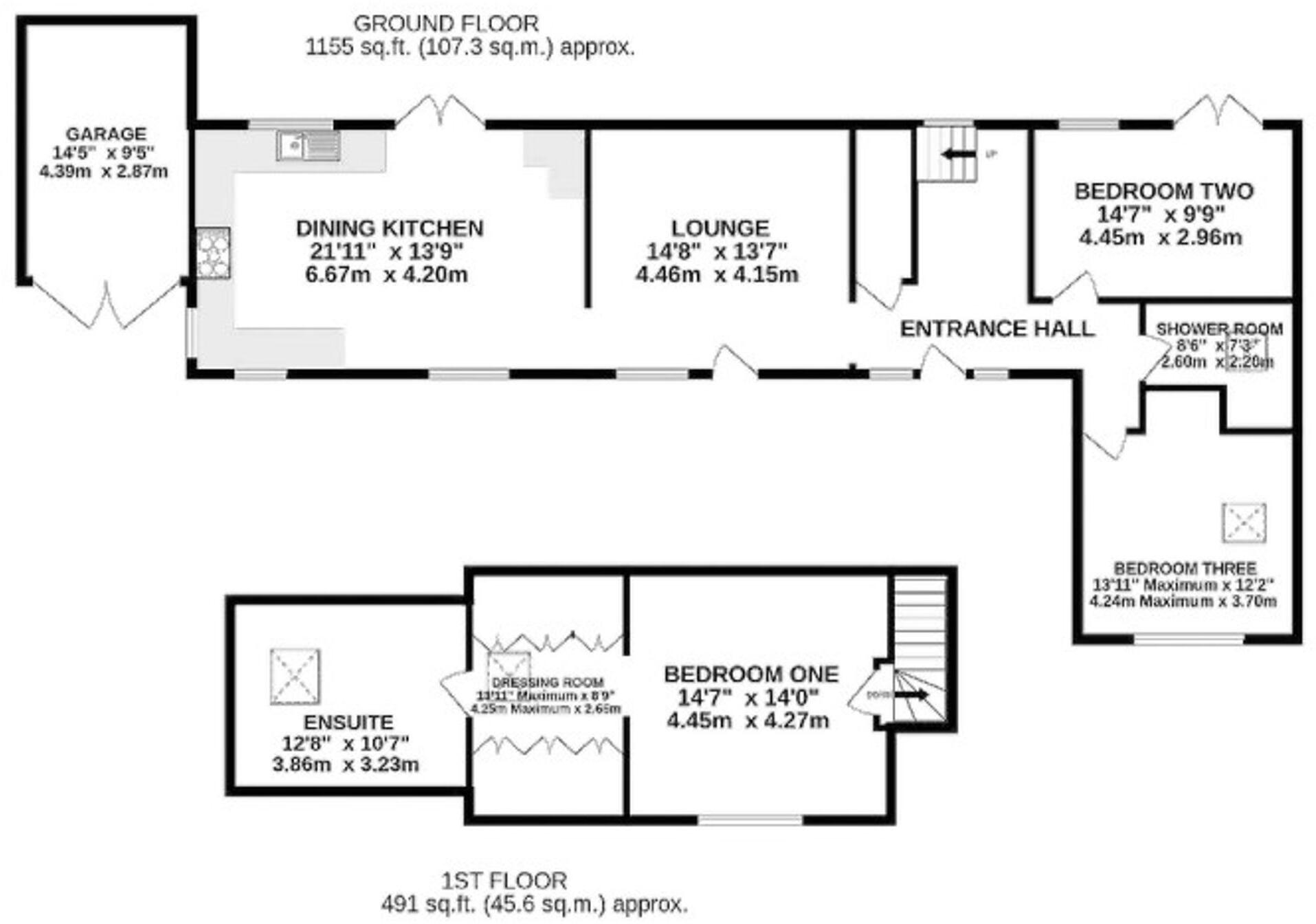 Kidnal, Malpas, SY14 floorplan