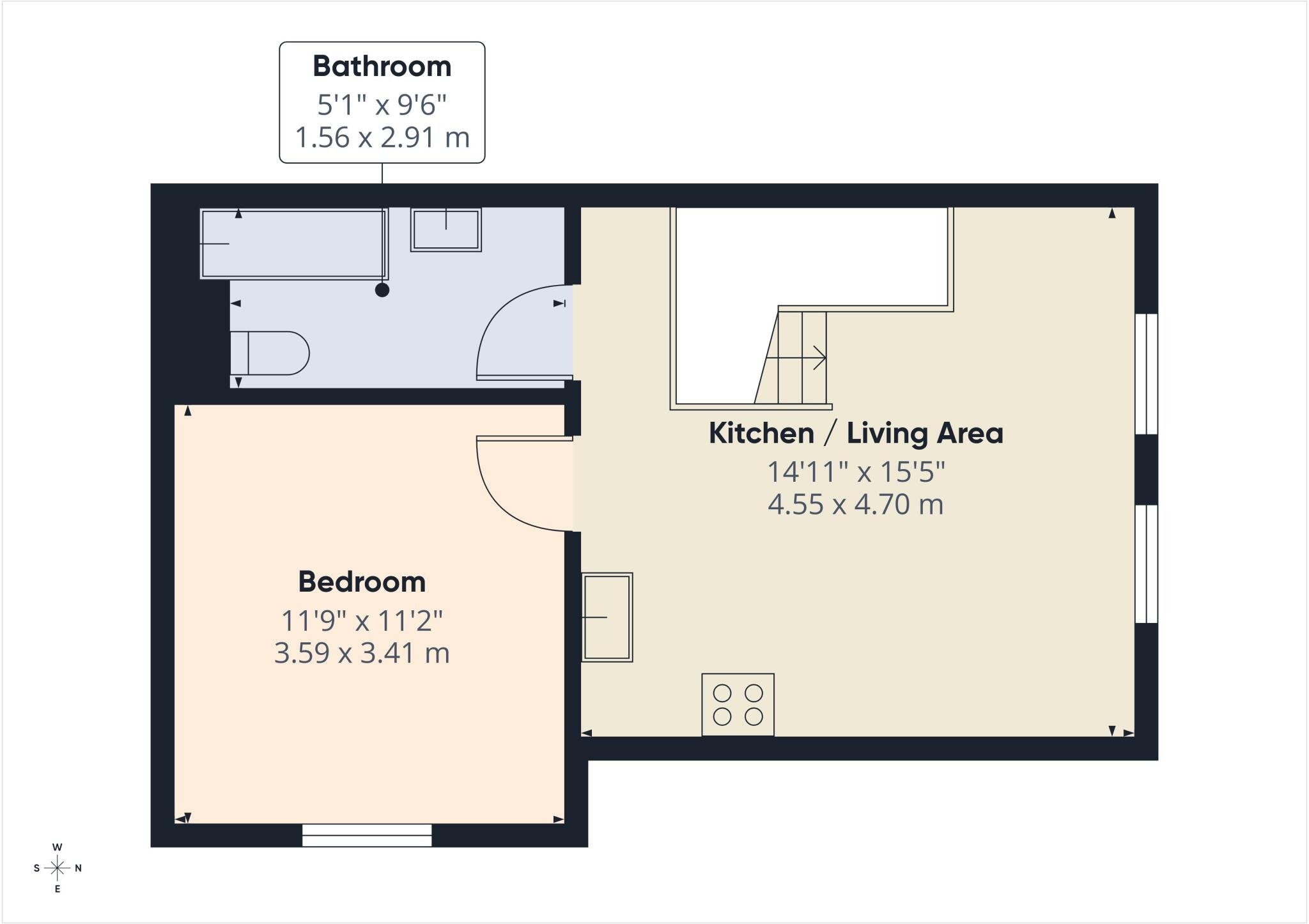 Manston Road, Exeter, Devon, EX1 floorplan