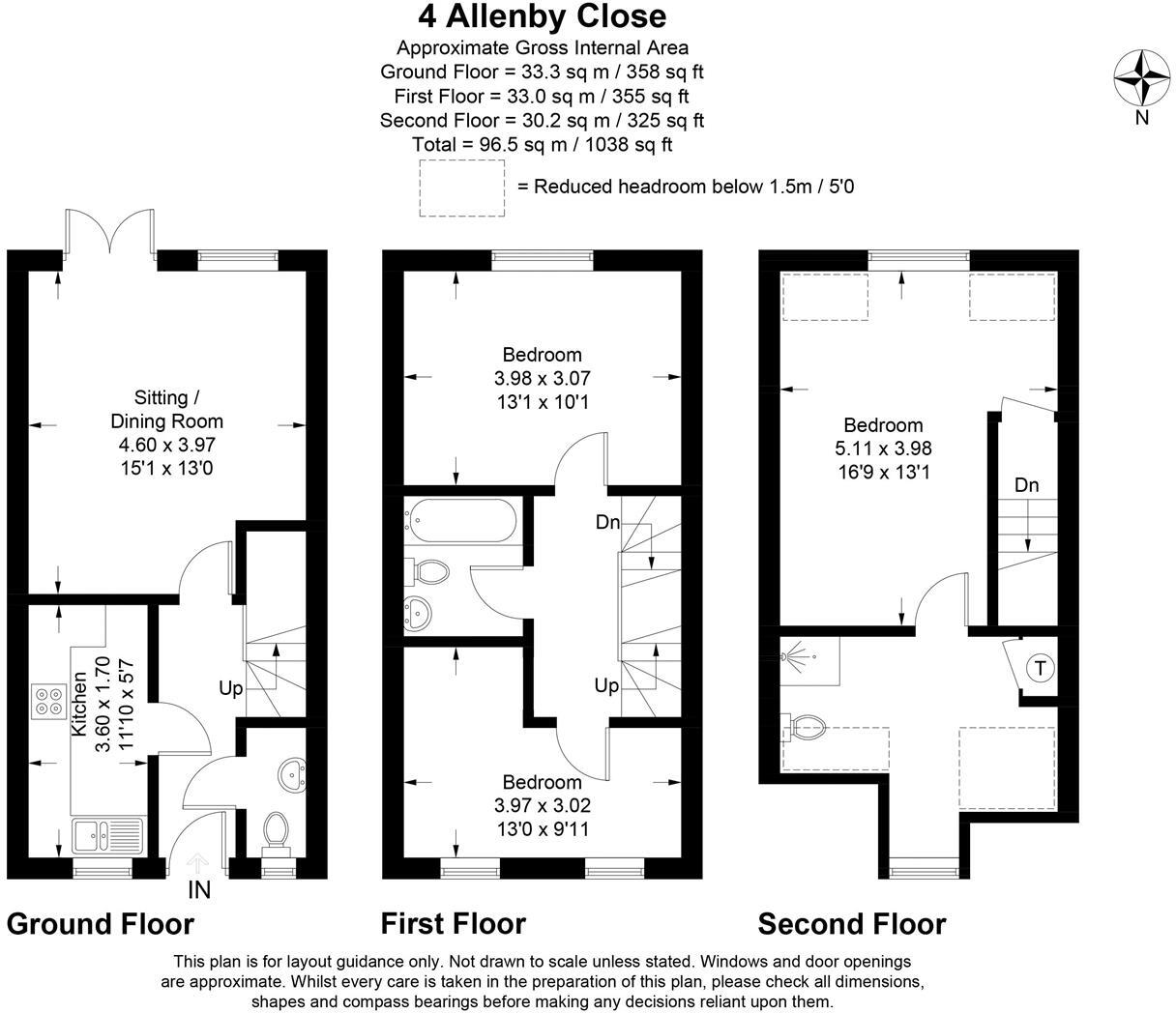 4 Allenby Close, Lincoln floorplan