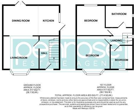 Wardown Crescent, Luton, Bedfordshire, LU2 7JS floorplan