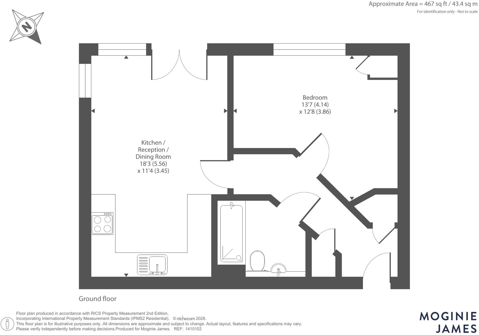 Rhodri Morgan Way, Canton, Cardiff floorplan