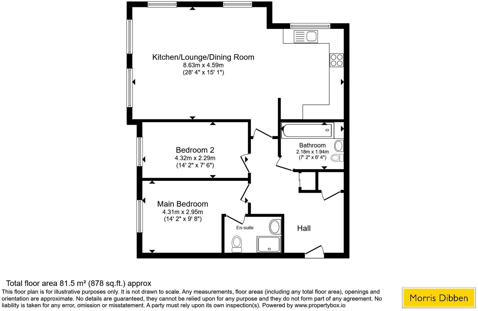 Conduct Gardens, Eastleigh, Hampshire, SO50 floorplan