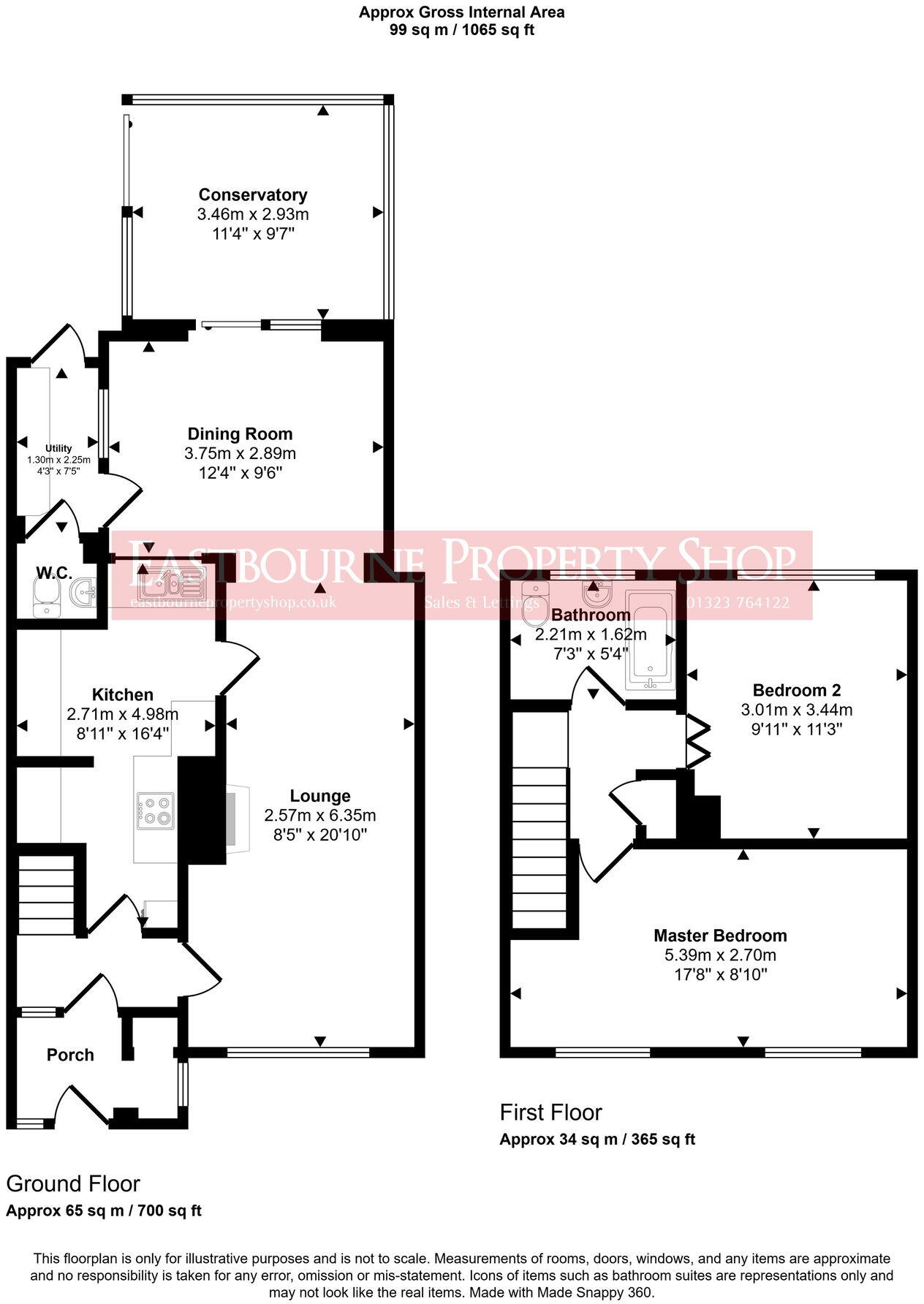 Binsted Close, Eastbourne, BN22 9RT floorplan