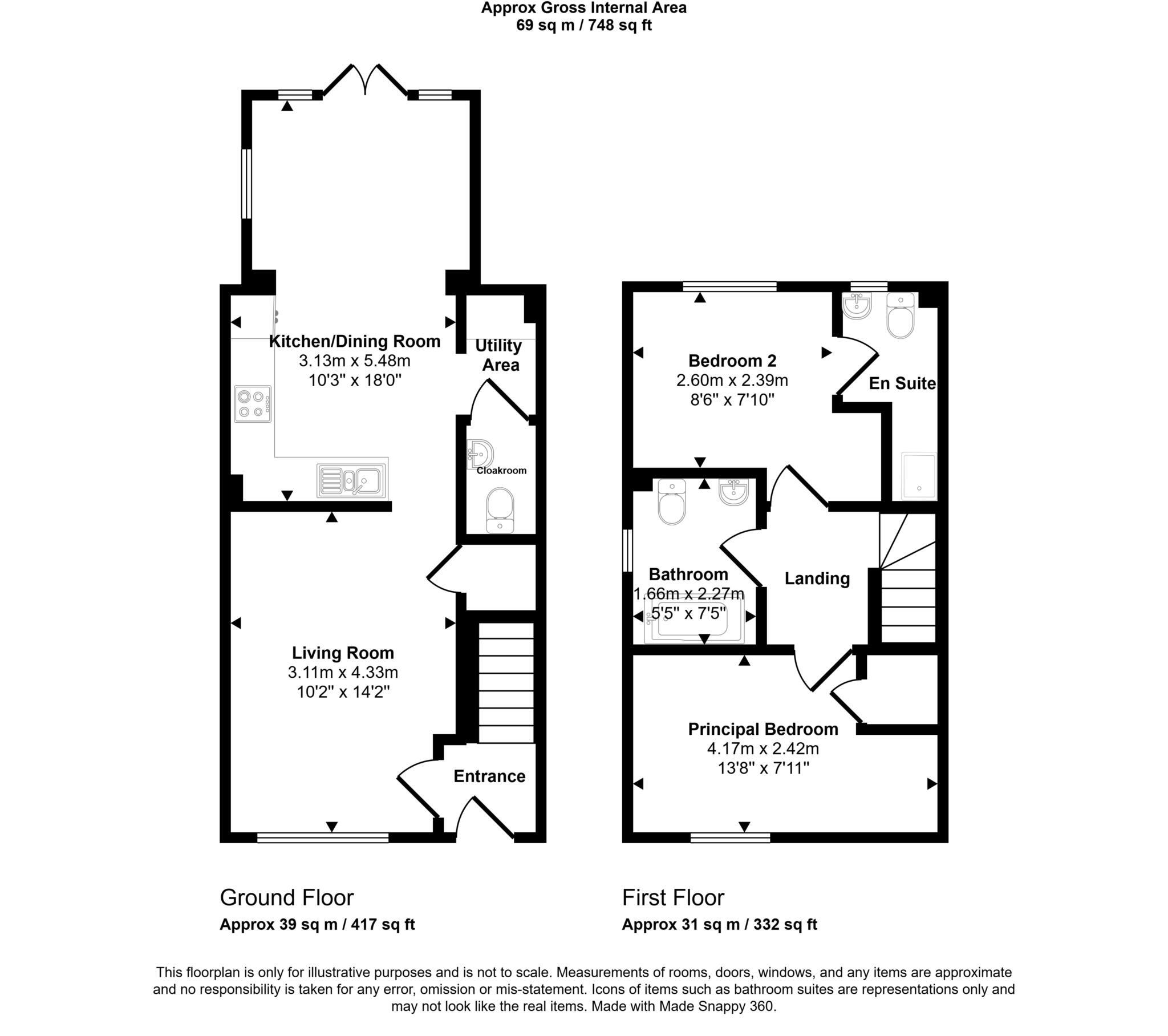 1, Sayers Court, Stoke Orchard, Cheltenham, Gloucestershire floorplan