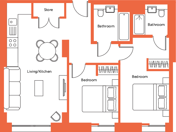 Assay Heights, Soho Yard, Sheffield floorplan