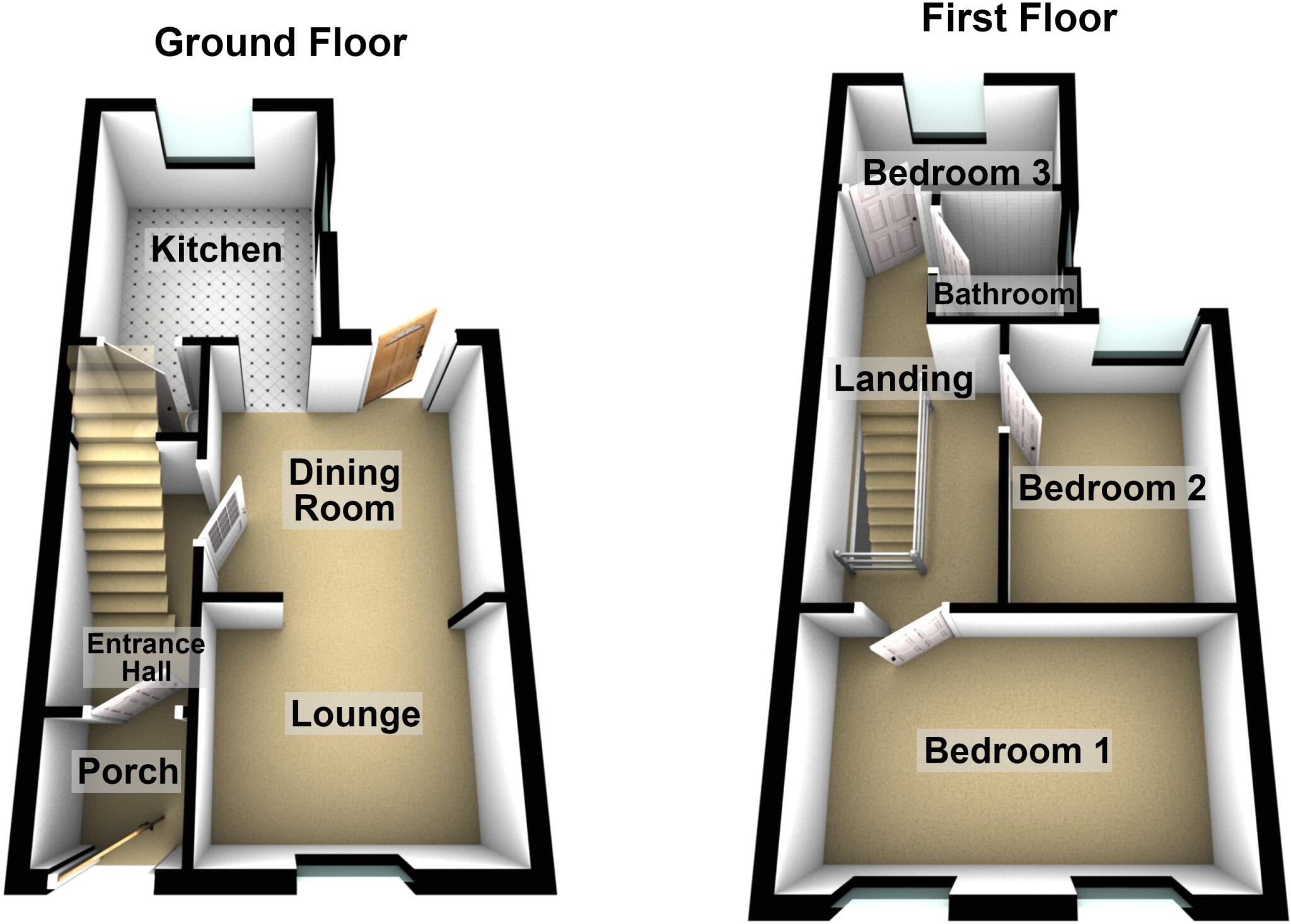 Fletcher Street, Heanor, DE75 floorplan