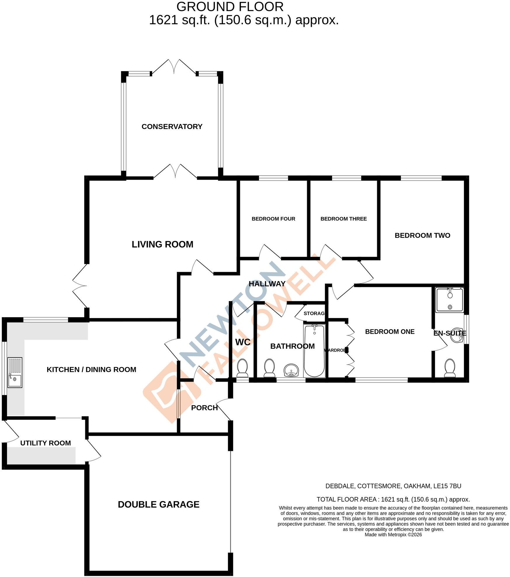 Debdale, Cottesmore floorplan