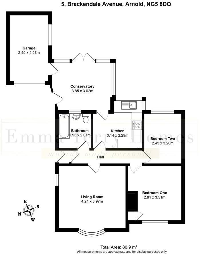 Brackendale Avenue, Arnold, Nottingham floorplan