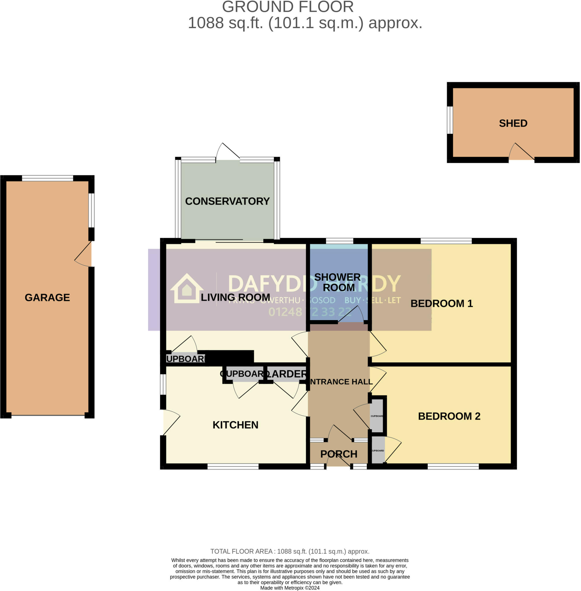 New Road, Llanddulas, Abergele, Conwy, LL22 floorplan