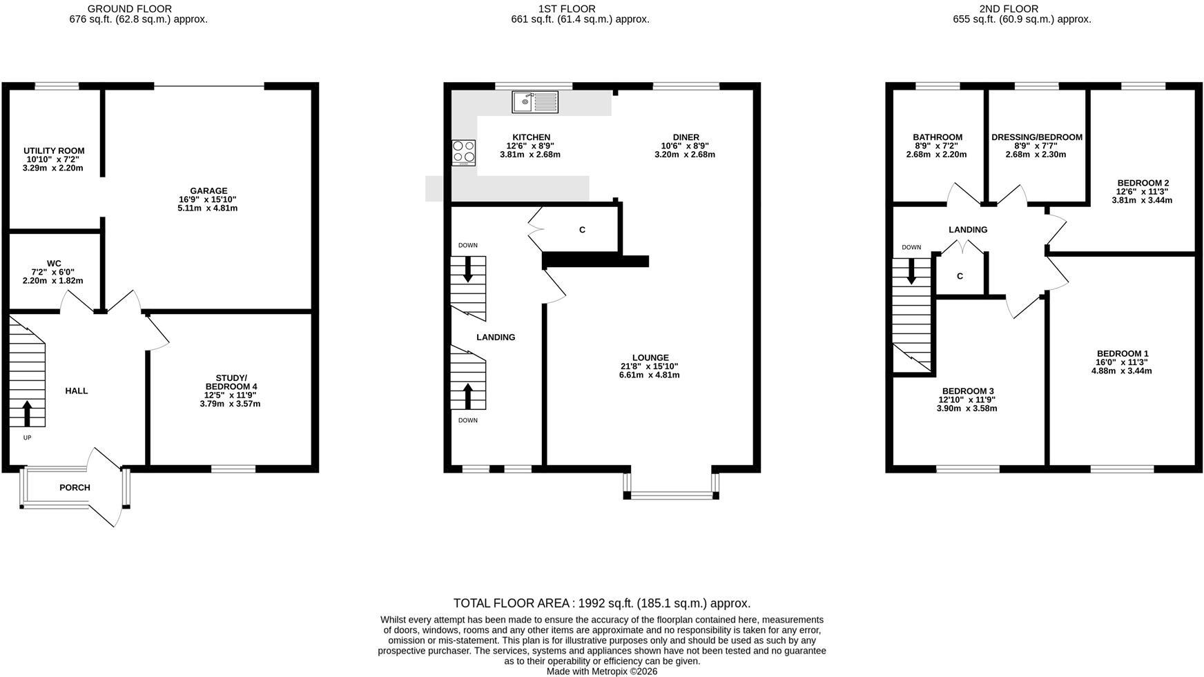 The Parade, Hull floorplan