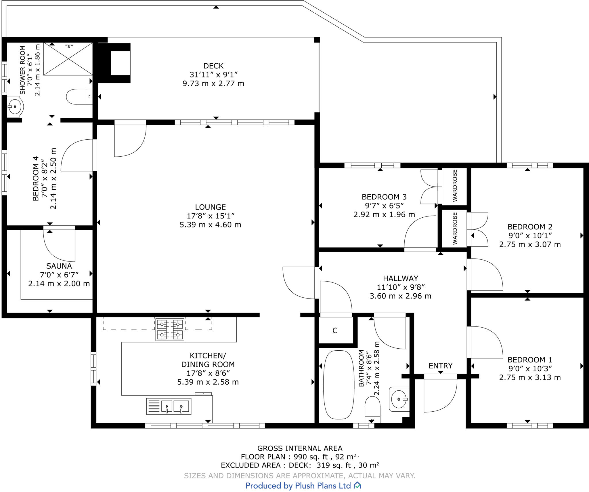 Portsonachan Hotel, Portsonachan, Argyll And Bute floorplan
