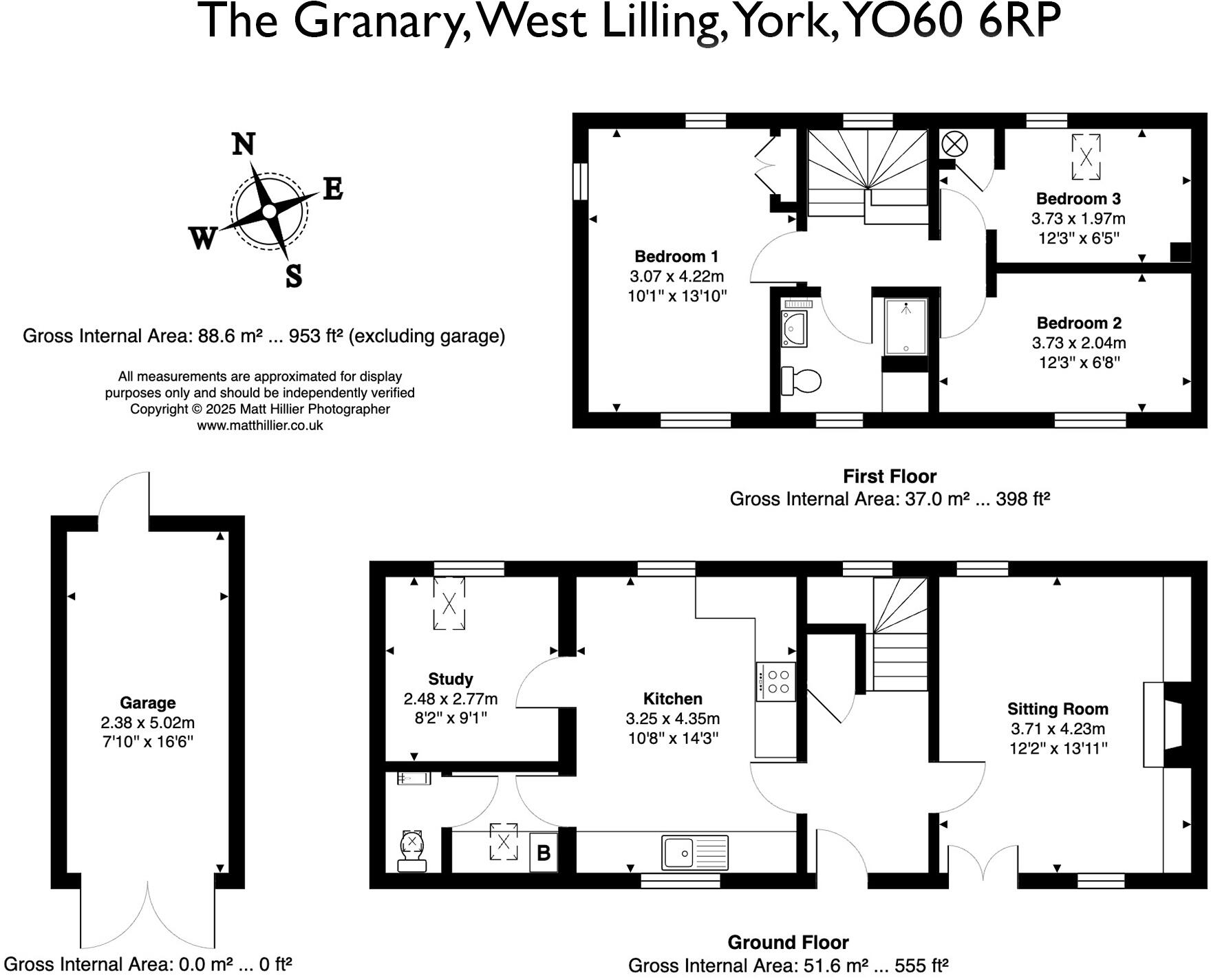 The Granary, York floorplan