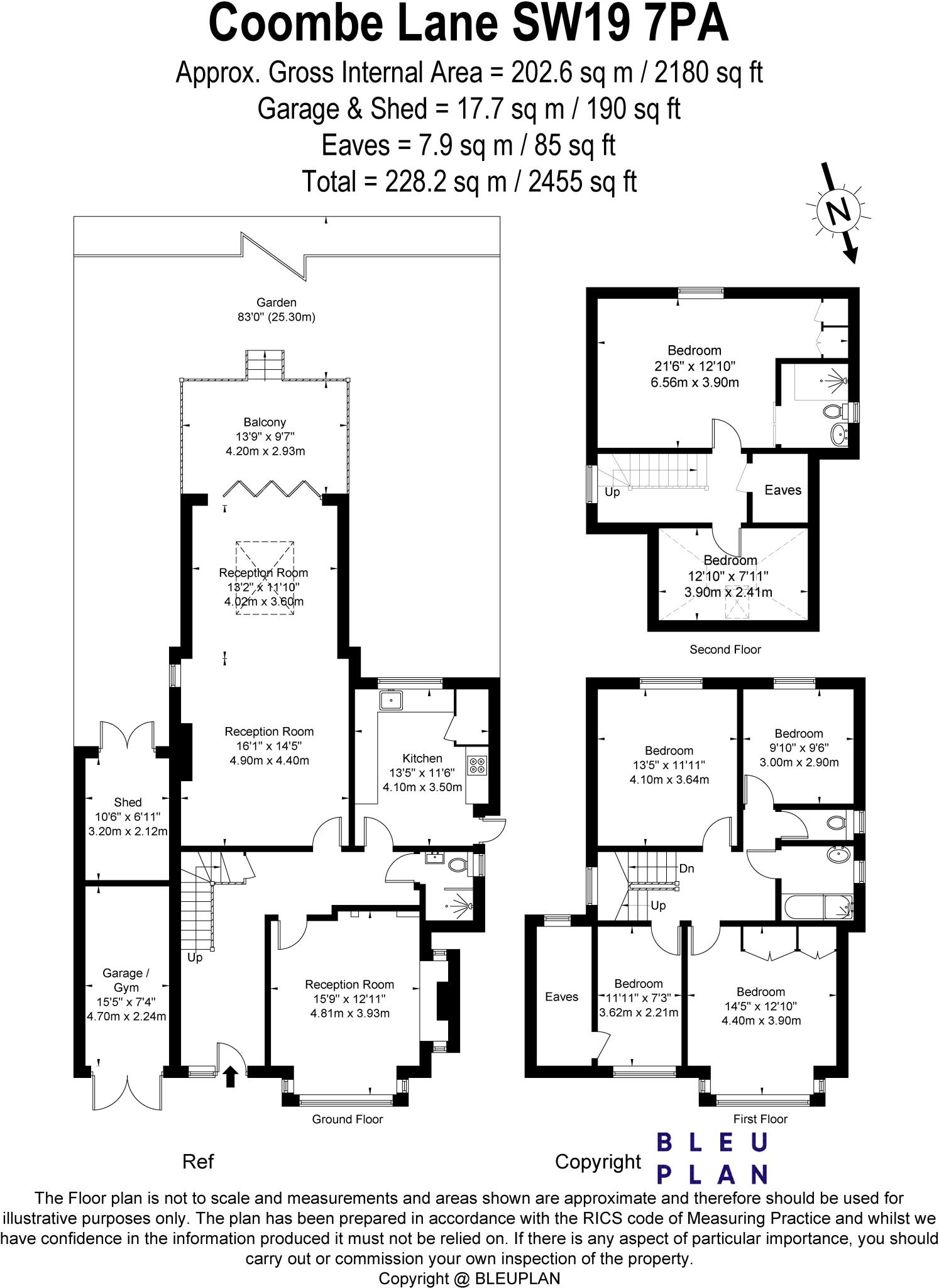 Coombe Lane, London, SW20 floorplan
