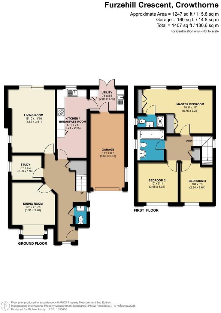 Furzehill Crescent, Crowthorne, Berkshire, RG45 7LH floorplan