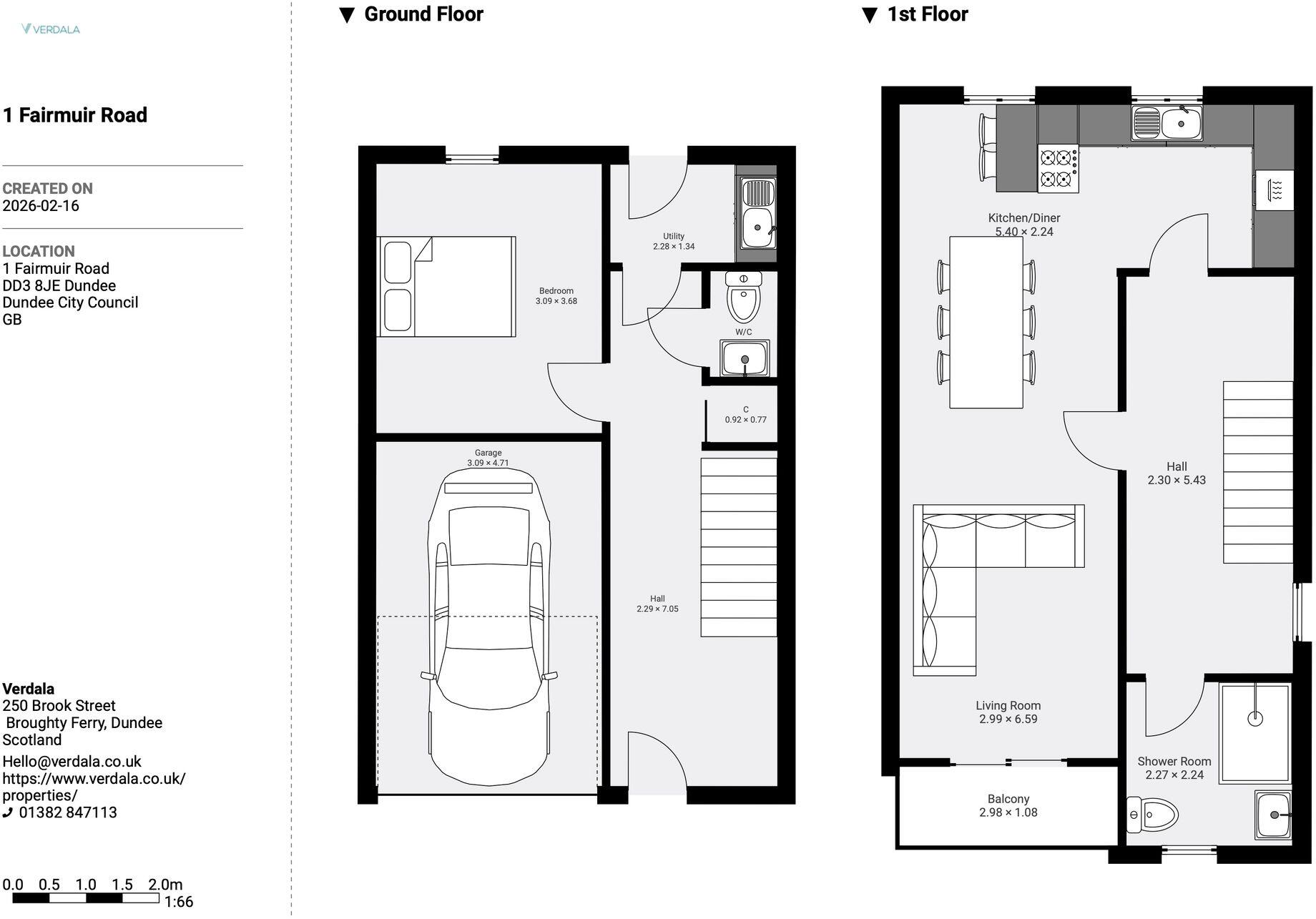 1 Fairmuir Road, Dundee, DD3 8JE floorplan