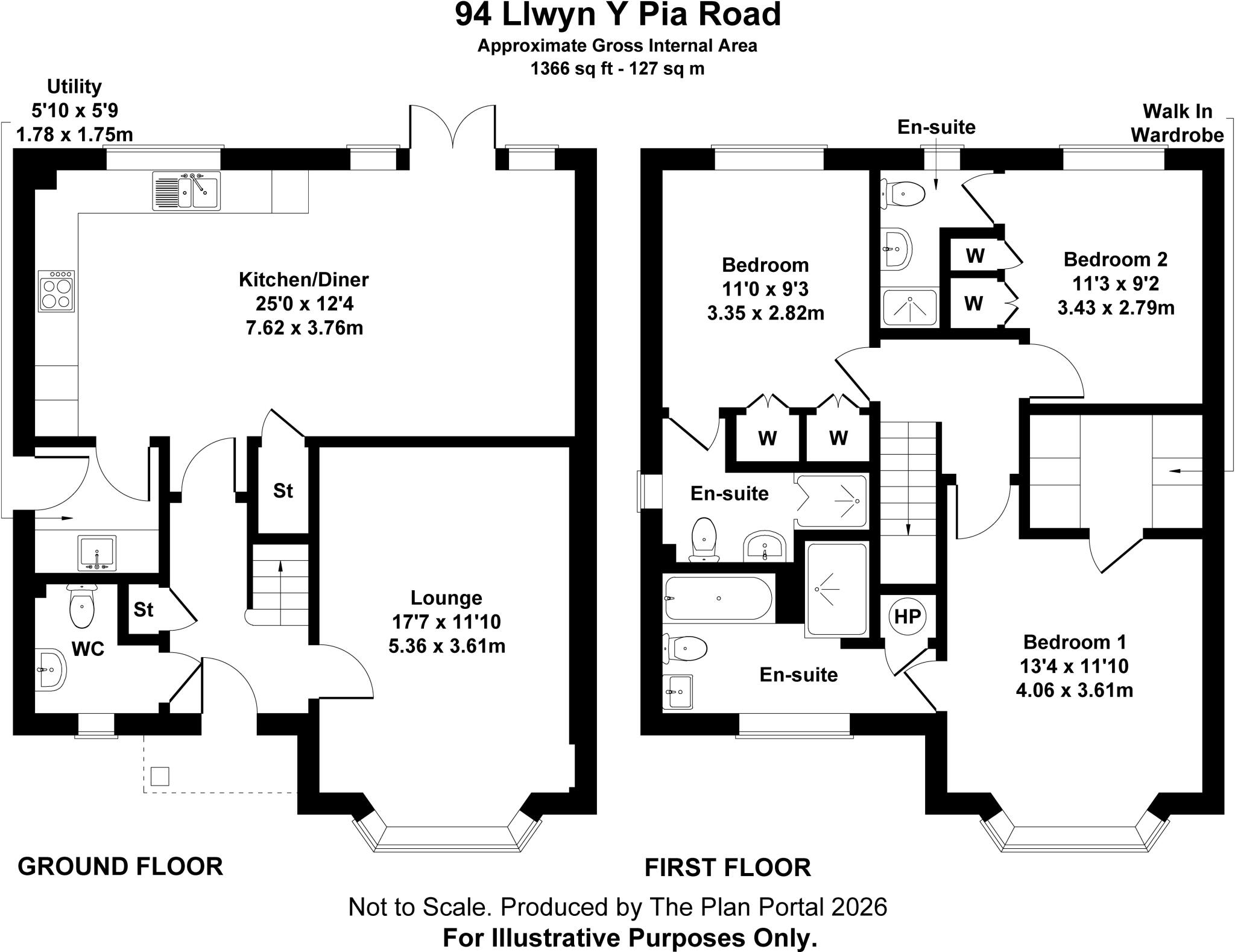 Llwyn y Pia Road, Lisvane, Cardiff, CF14 floorplan