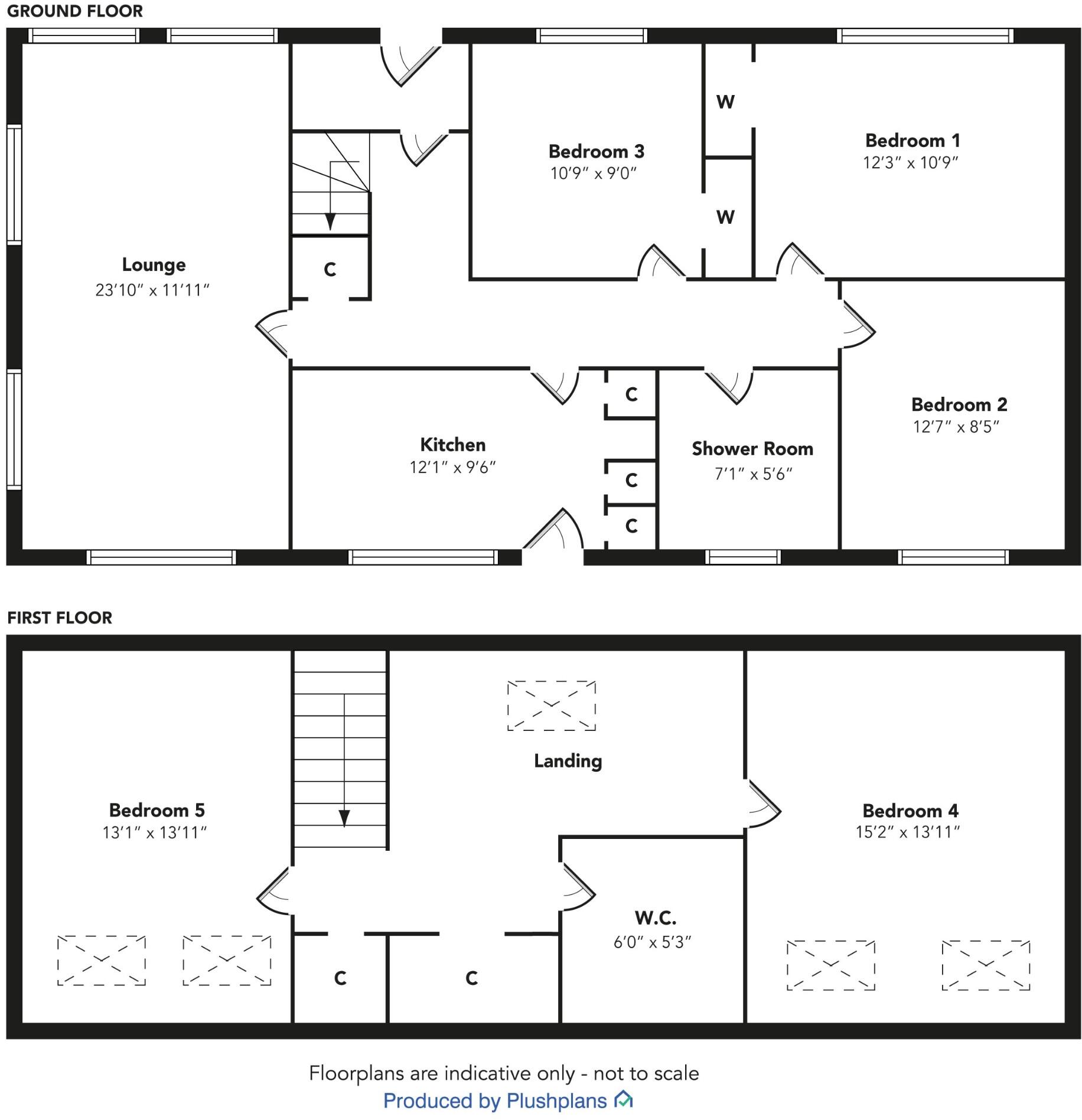 Castlehill Road, KA3 floorplan