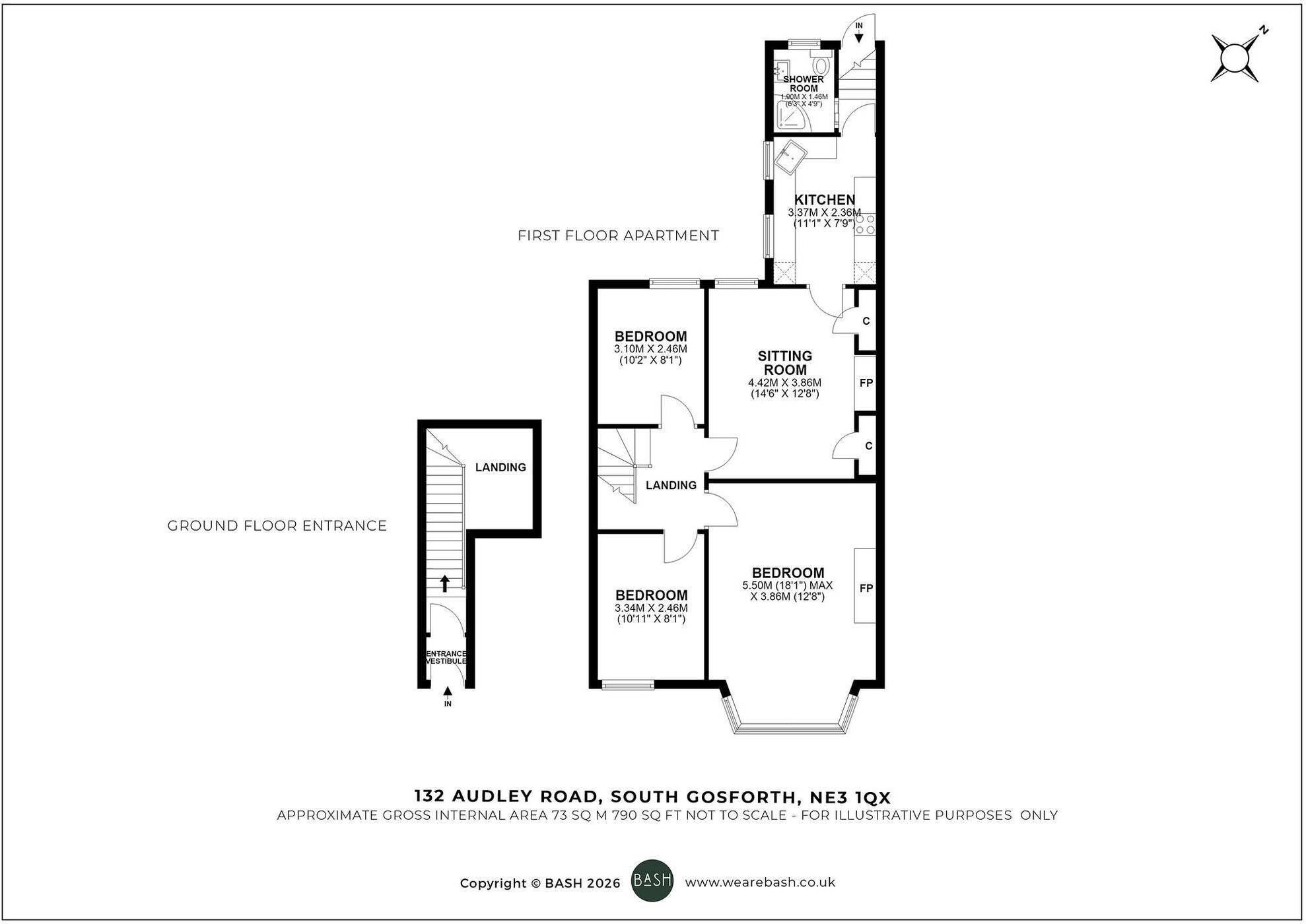 Audley Road, South Gosforth, NE3 floorplan