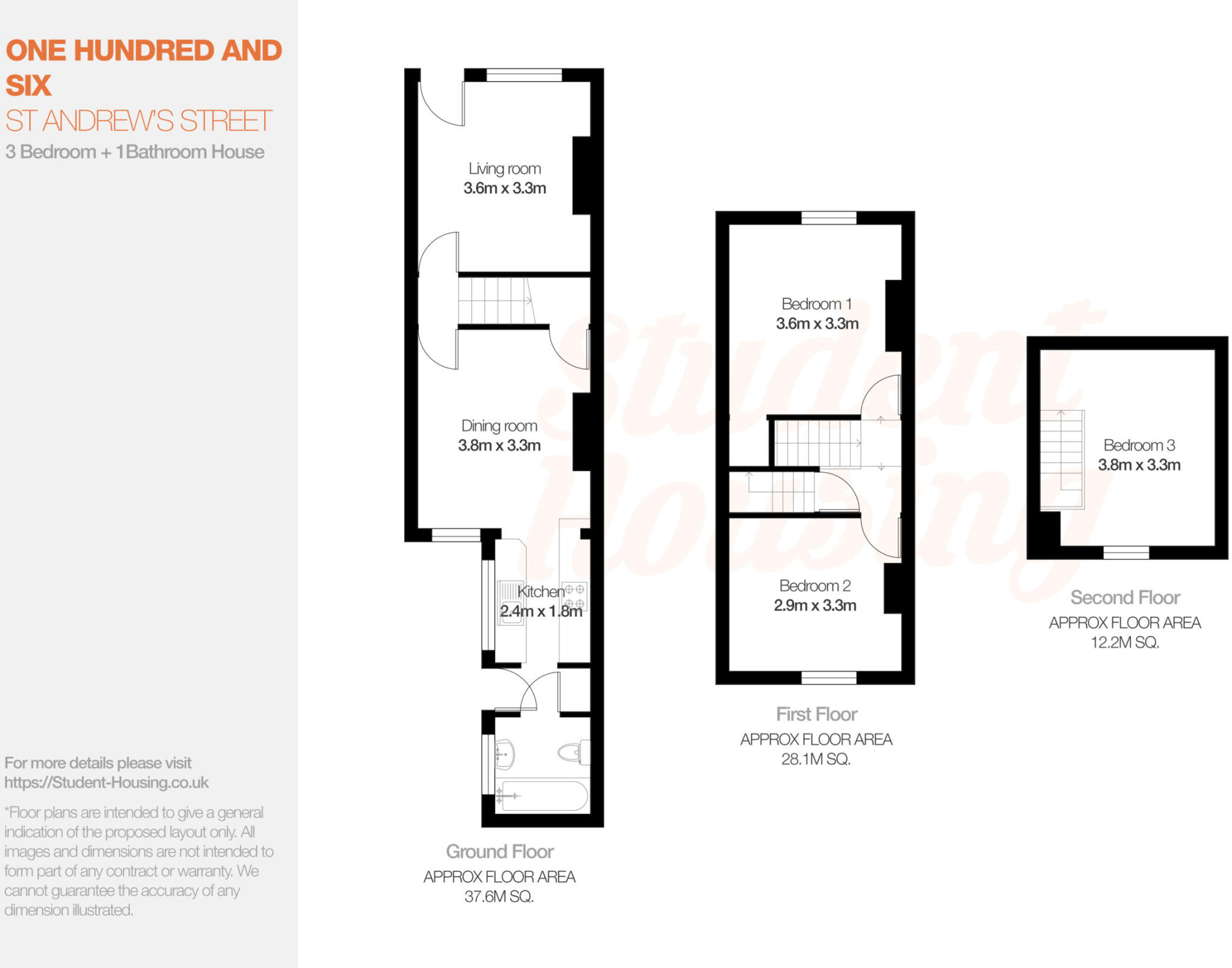 St Andrews St // 3 Bed // June 2027 floorplan