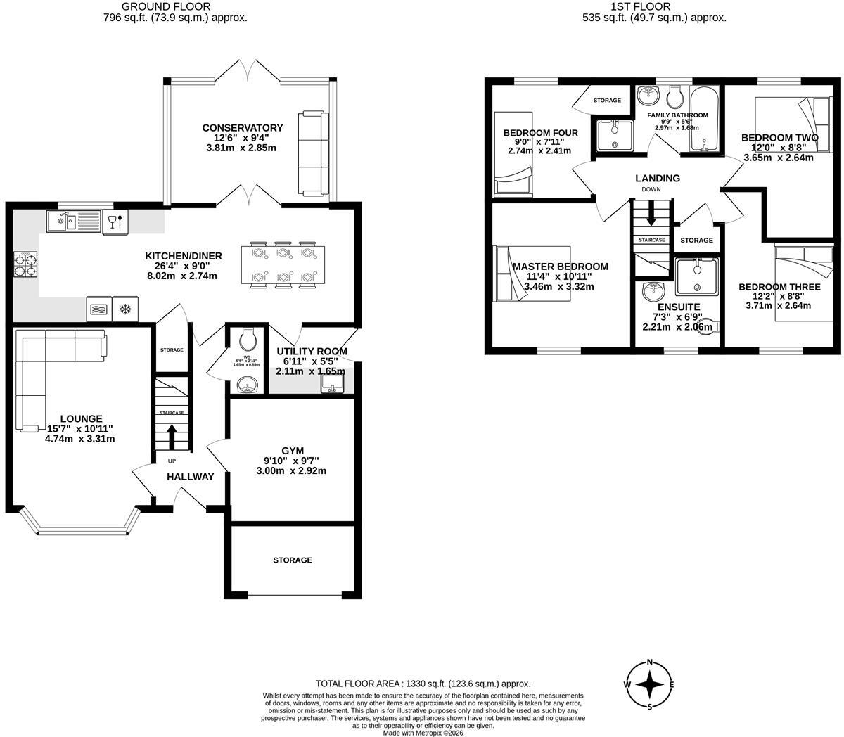 Boardman Close, Farington, Leyland floorplan