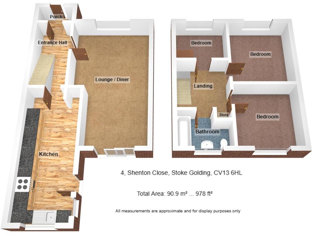 Shenton Close, Stoke Golding, Nuneaton floorplan