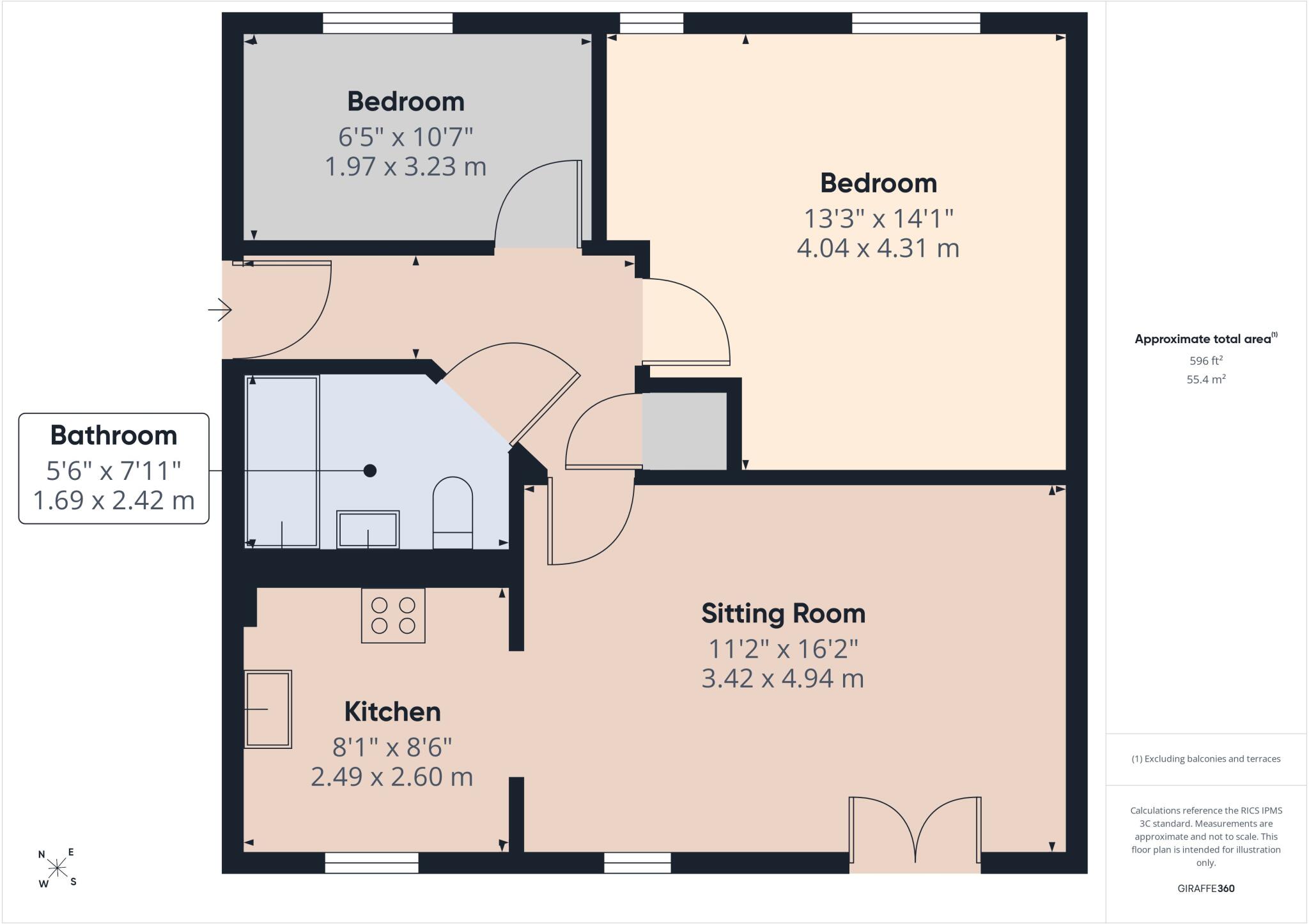 Eider Close, Stowmarket, Suffolk, IP14 5UW floorplan