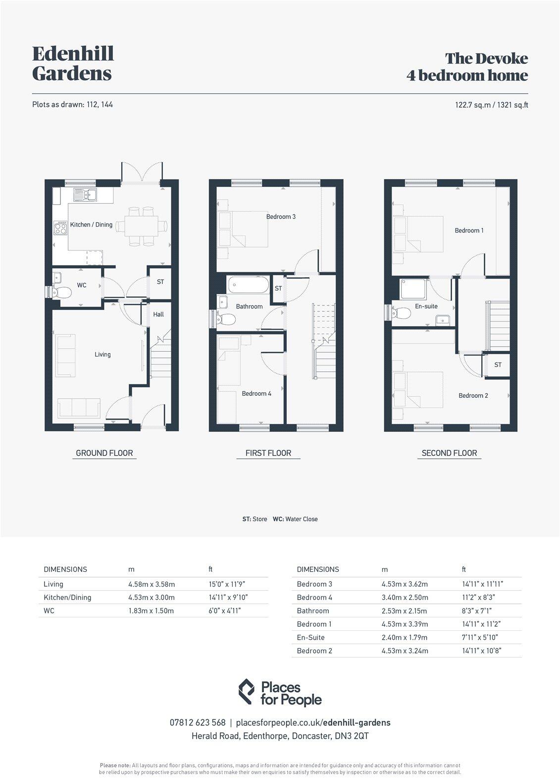Egret Close, Edenthorpe, Doncaster, South Yorkshire, DN3 floorplan