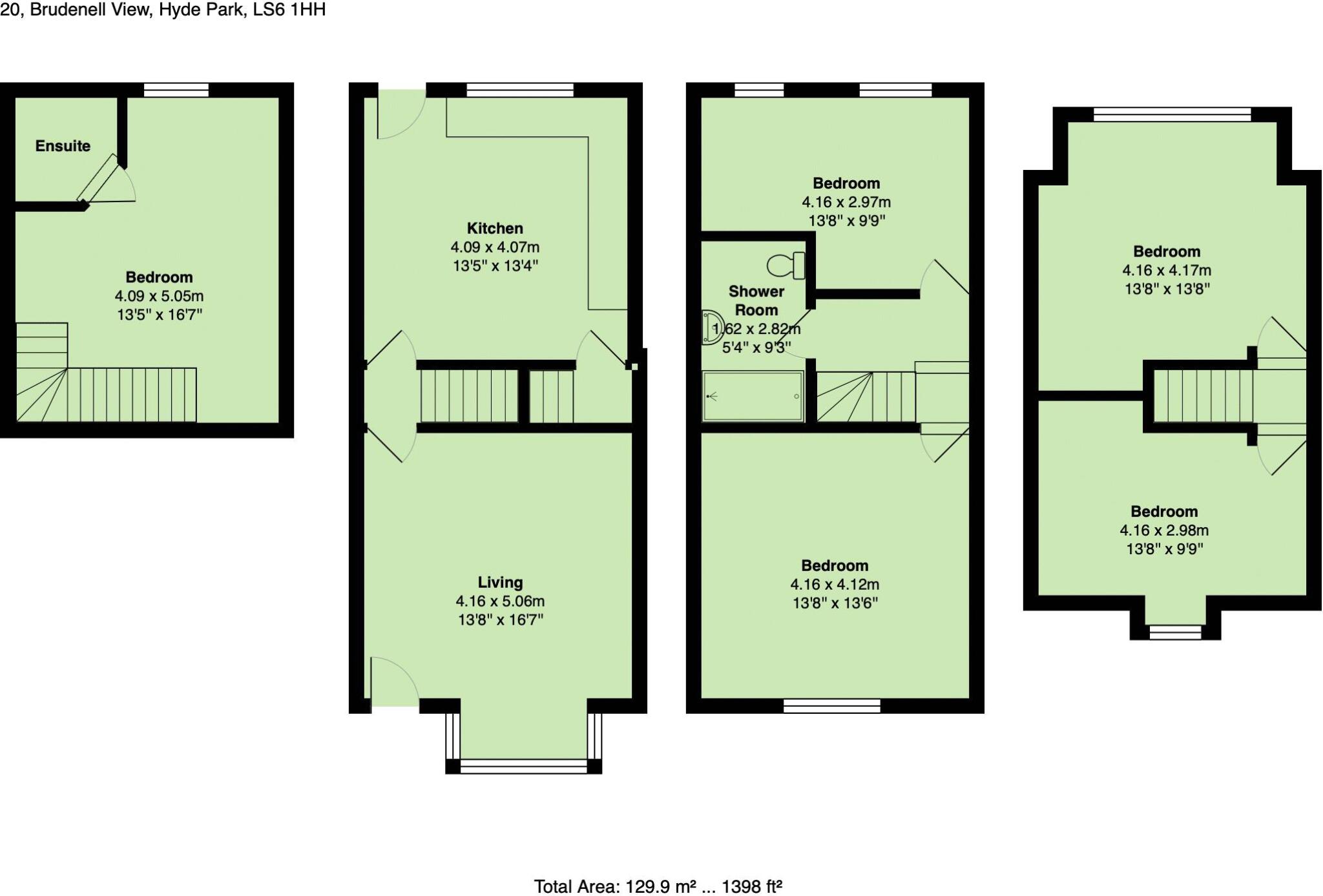 Brudenell View, Leeds floorplan