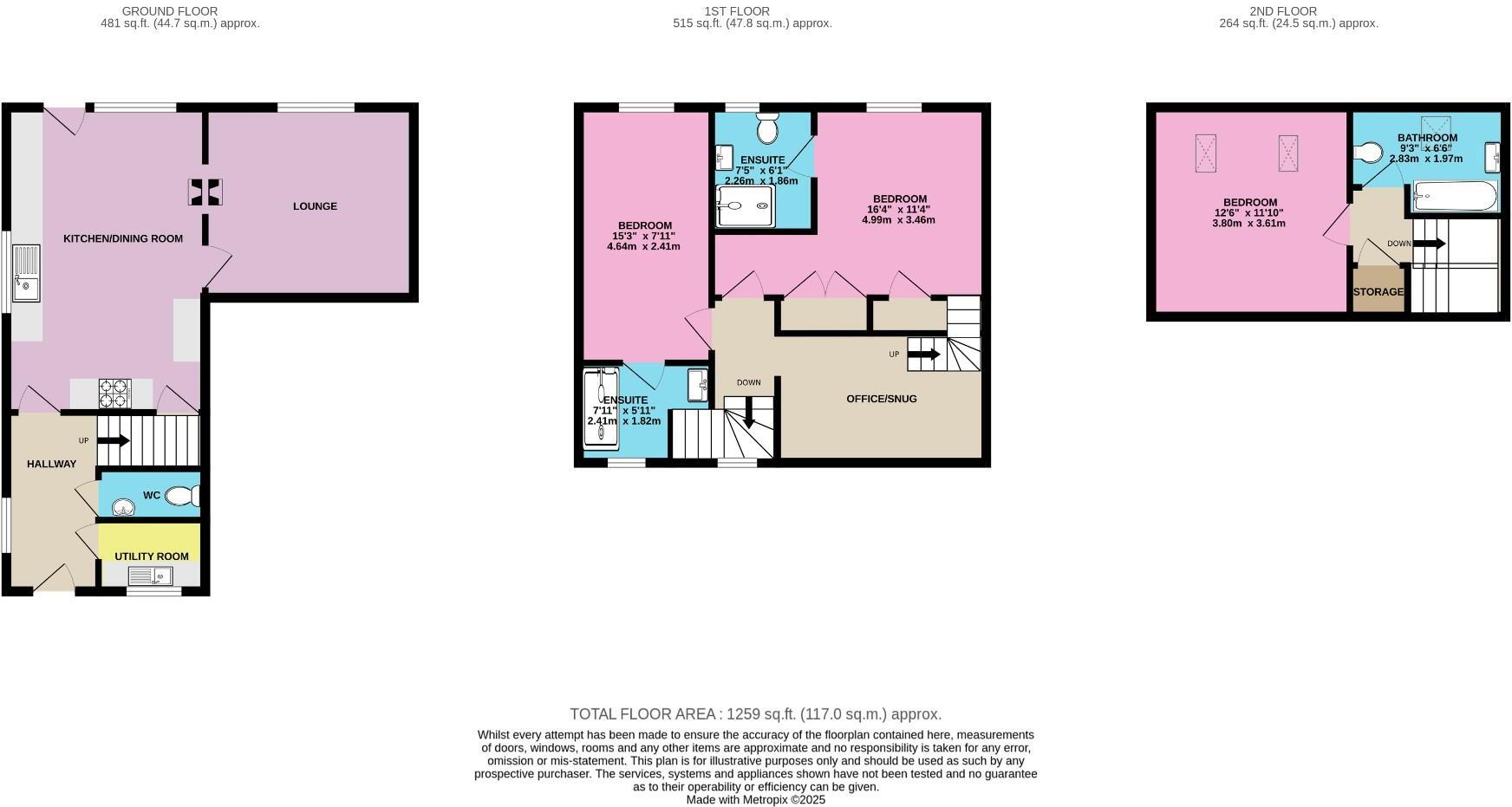 Nether Birchitt Farm Cottage, Sheffield Road Dronfield, S18 2GD floorplan