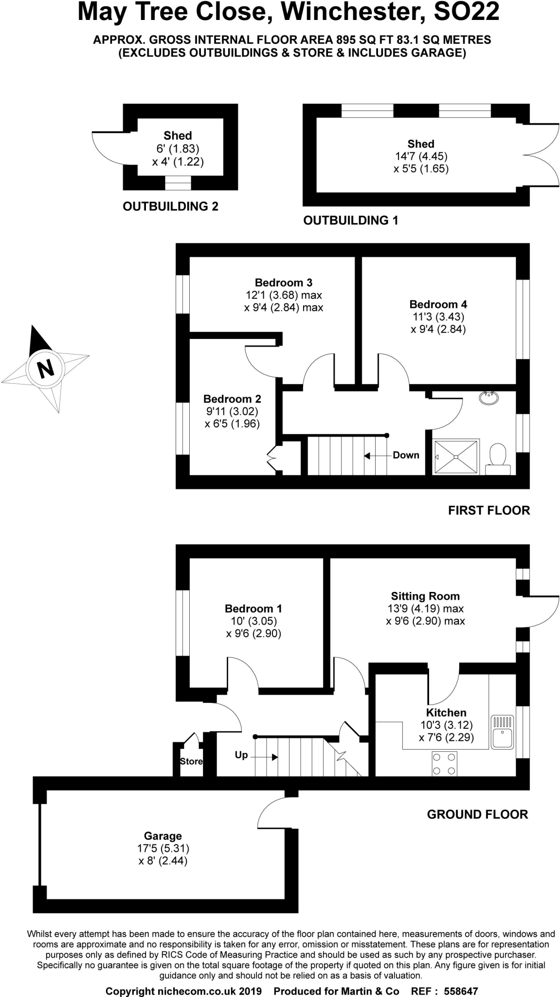 May Tree Close, Badger Farm, Winchester floorplan