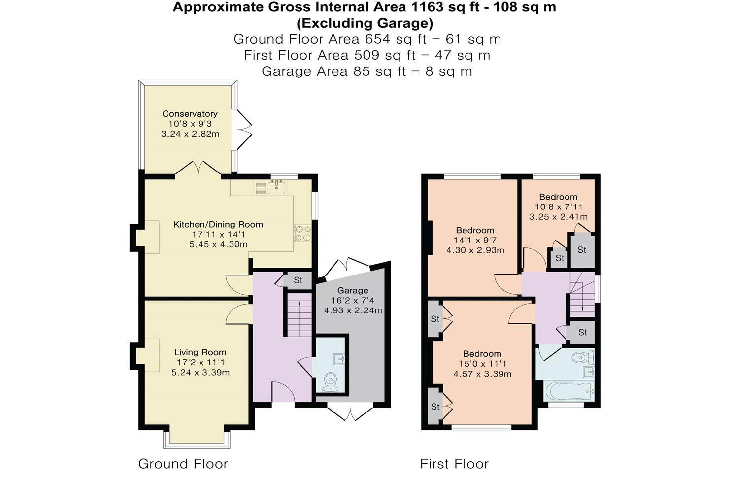 Highmoor Road, Caversham Heights, Reading floorplan
