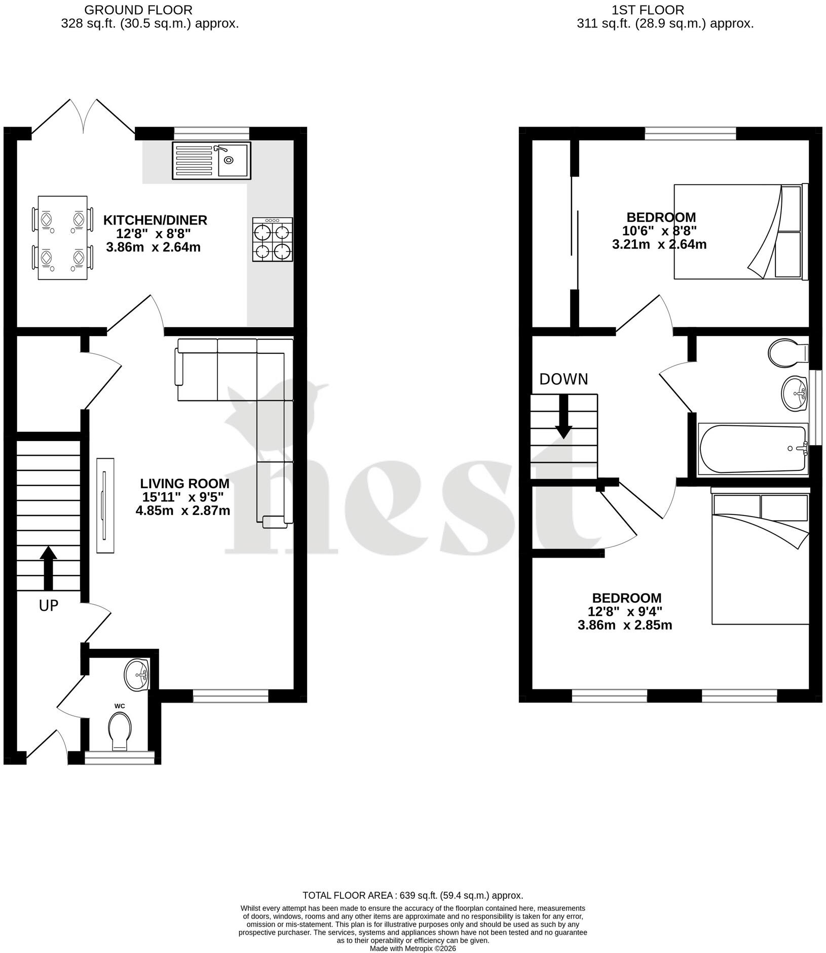 Heron Drive, Houndstone, Yeovil, Somerset floorplan