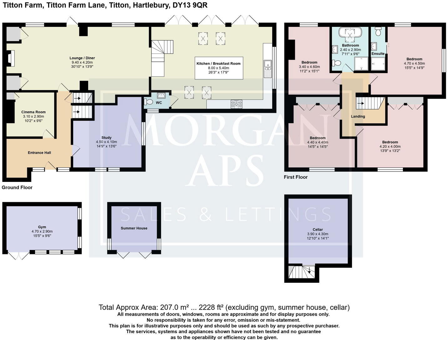 Titton, between Hartlebury & Ombersley floorplan