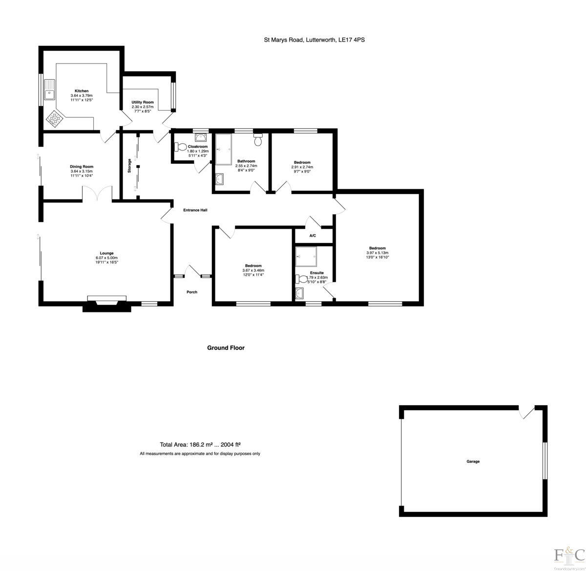 St. Marys Road, Lutterworth, LE17 floorplan