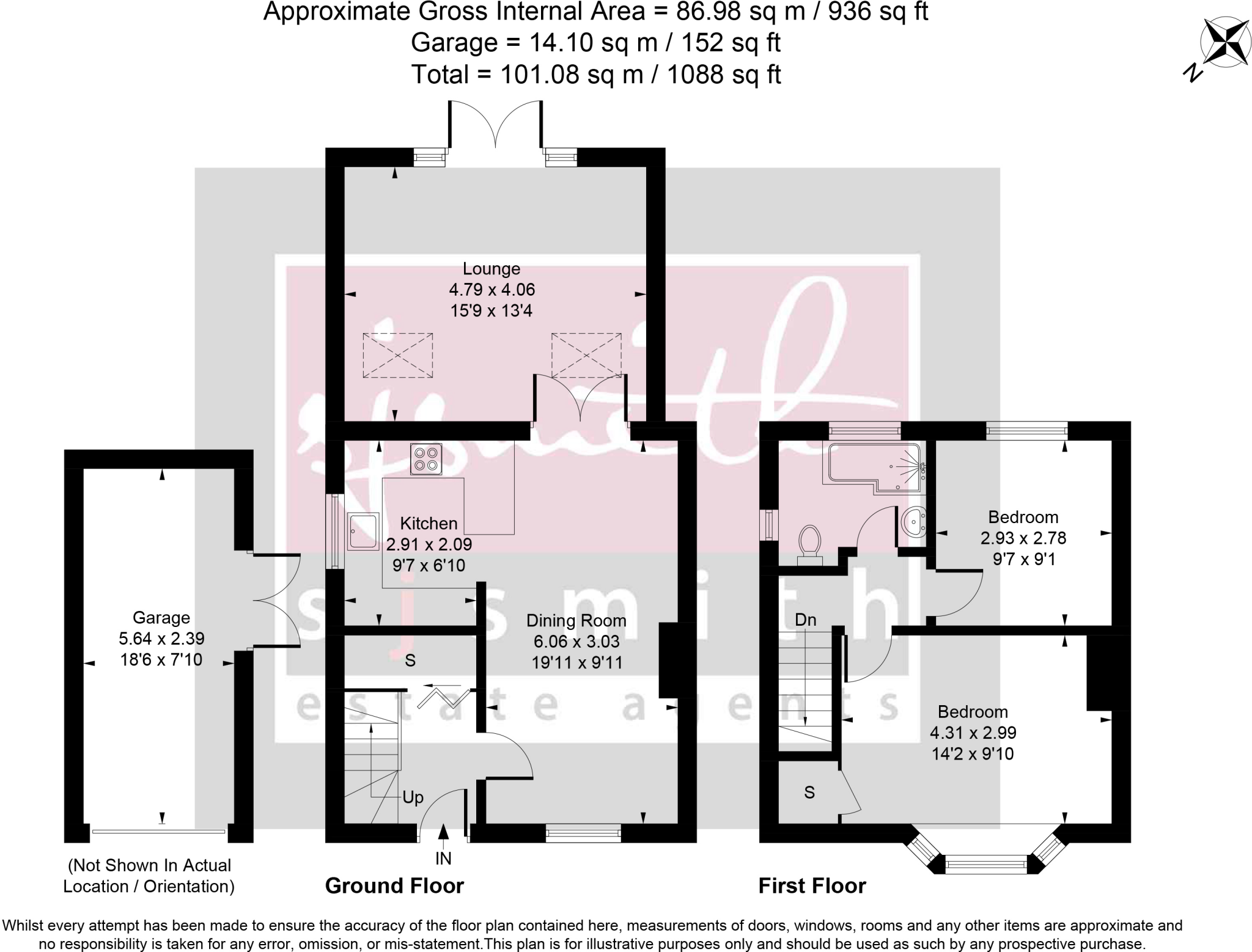 Meadway, Ashford floorplan