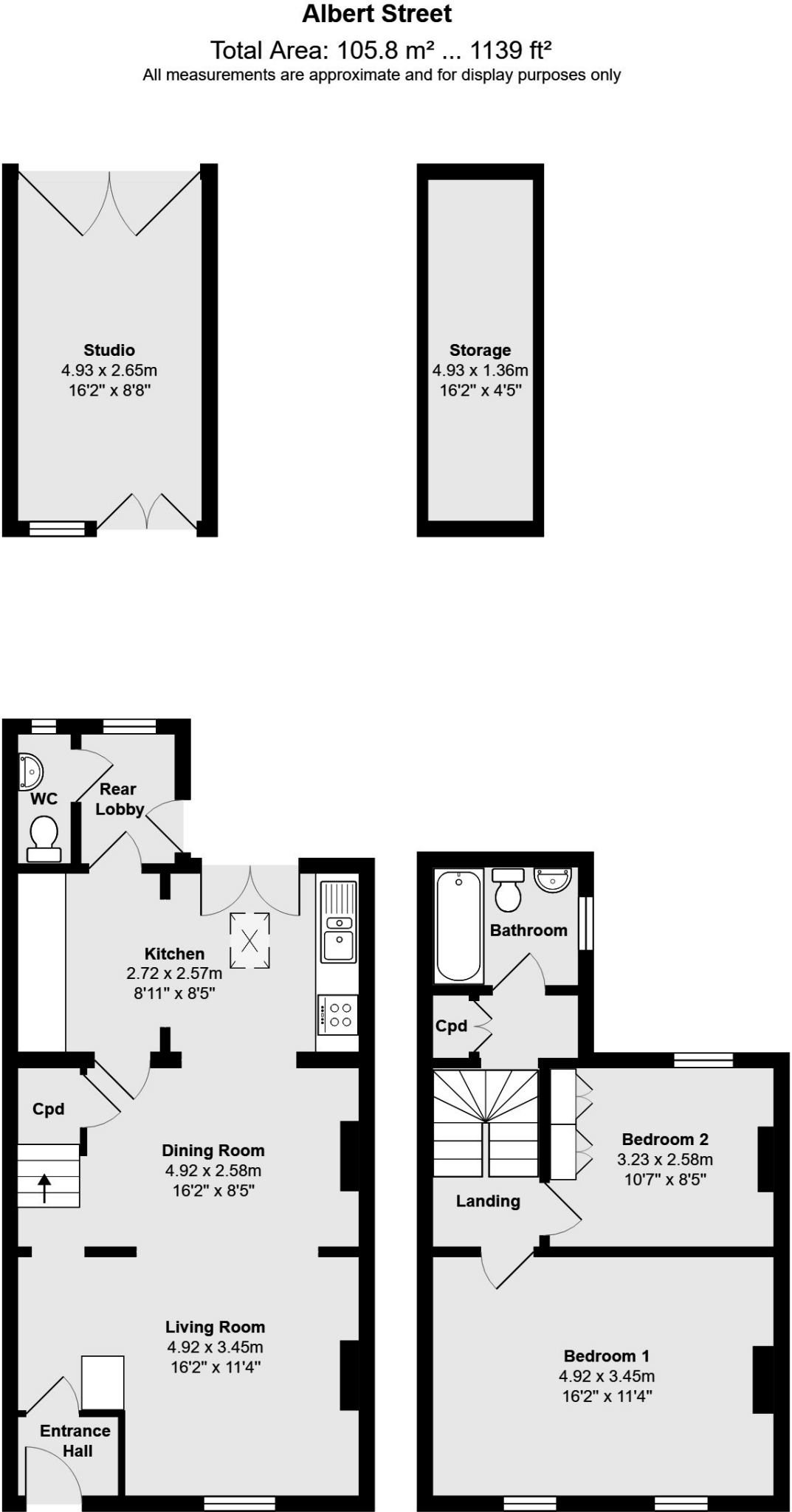 Albert Street, Cambridge floorplan